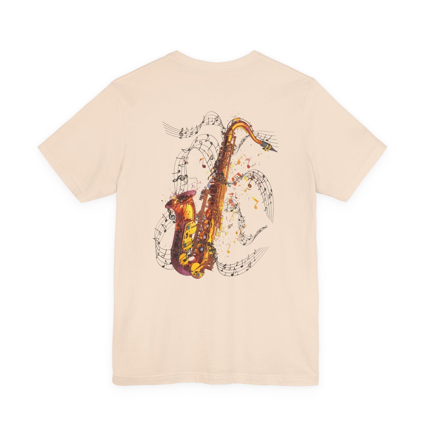 Gold on the Outside Jazz on the Inside Saxophone T-Shirt