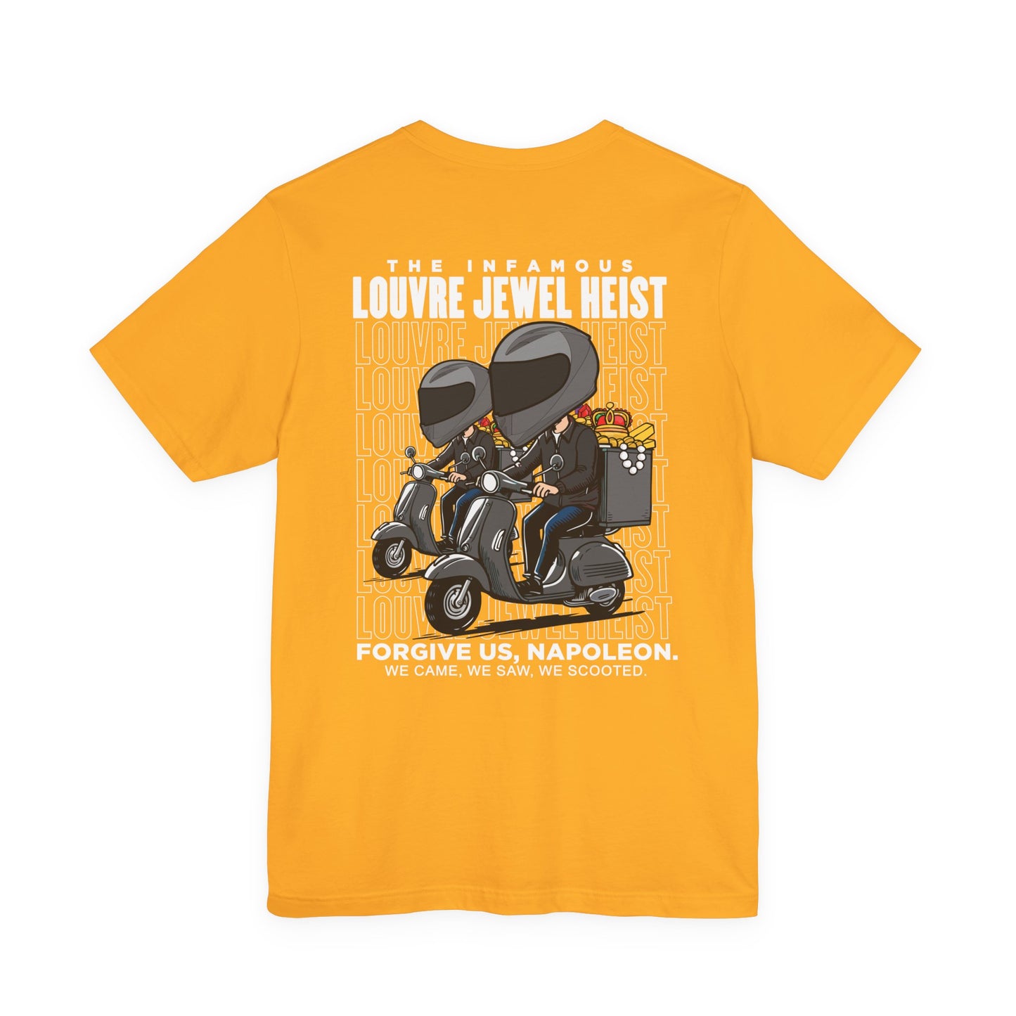 The 7 Minutes Louvre Jewel Heist – Napoleon’s Paris Getaway Tee