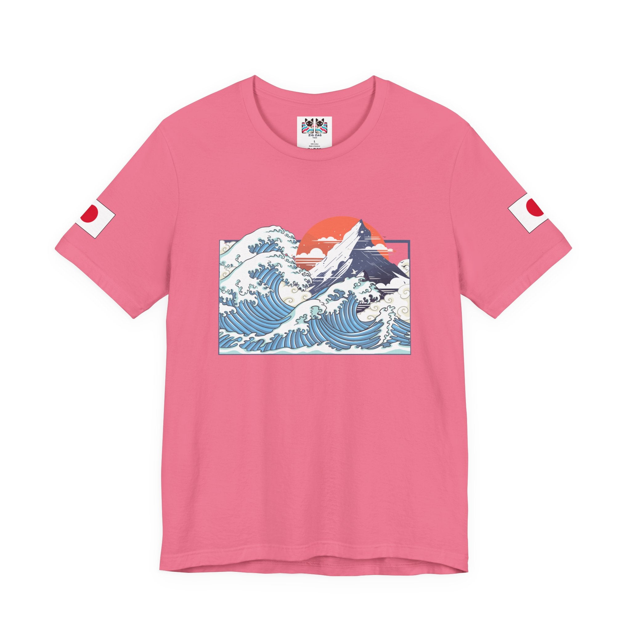 Great Wave Mt. Fuji T-Shirt – Japanese Art Hokusai Style Graphic Tee