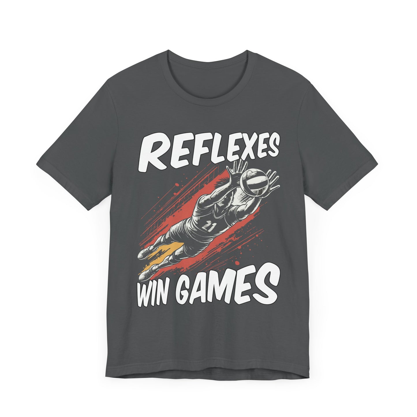Reflexes Win the Games | Diving Player Graphic T-Shirt
