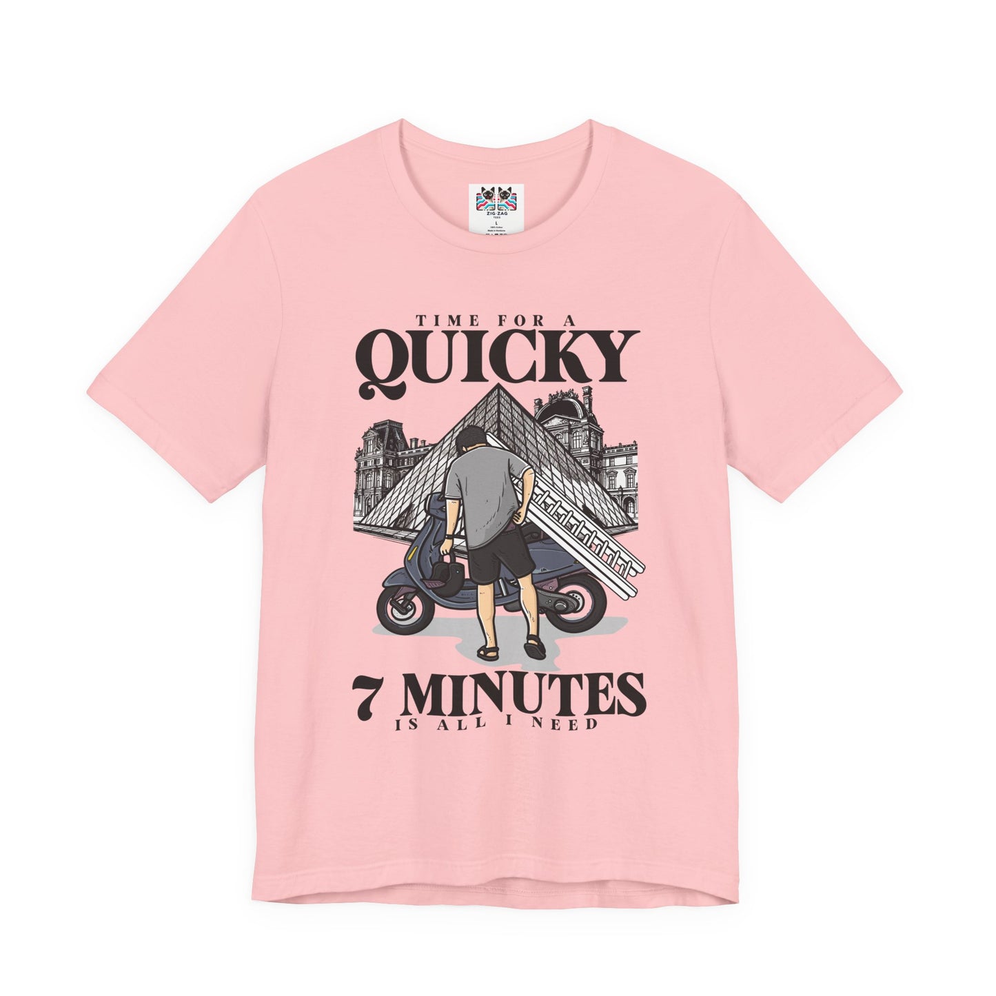Time for a Quicky – 7 Minutes Louvre Heist T-Shirt