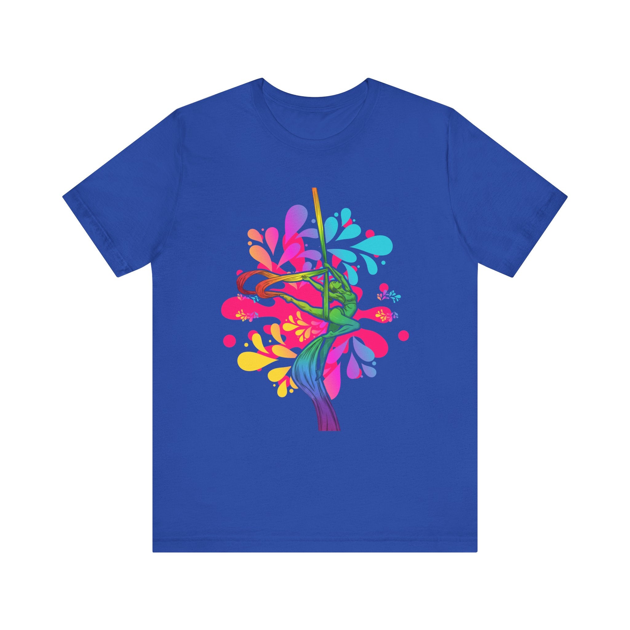 Aerialist Silks Rainbow - Colorful Circus & Dance T-Shirt