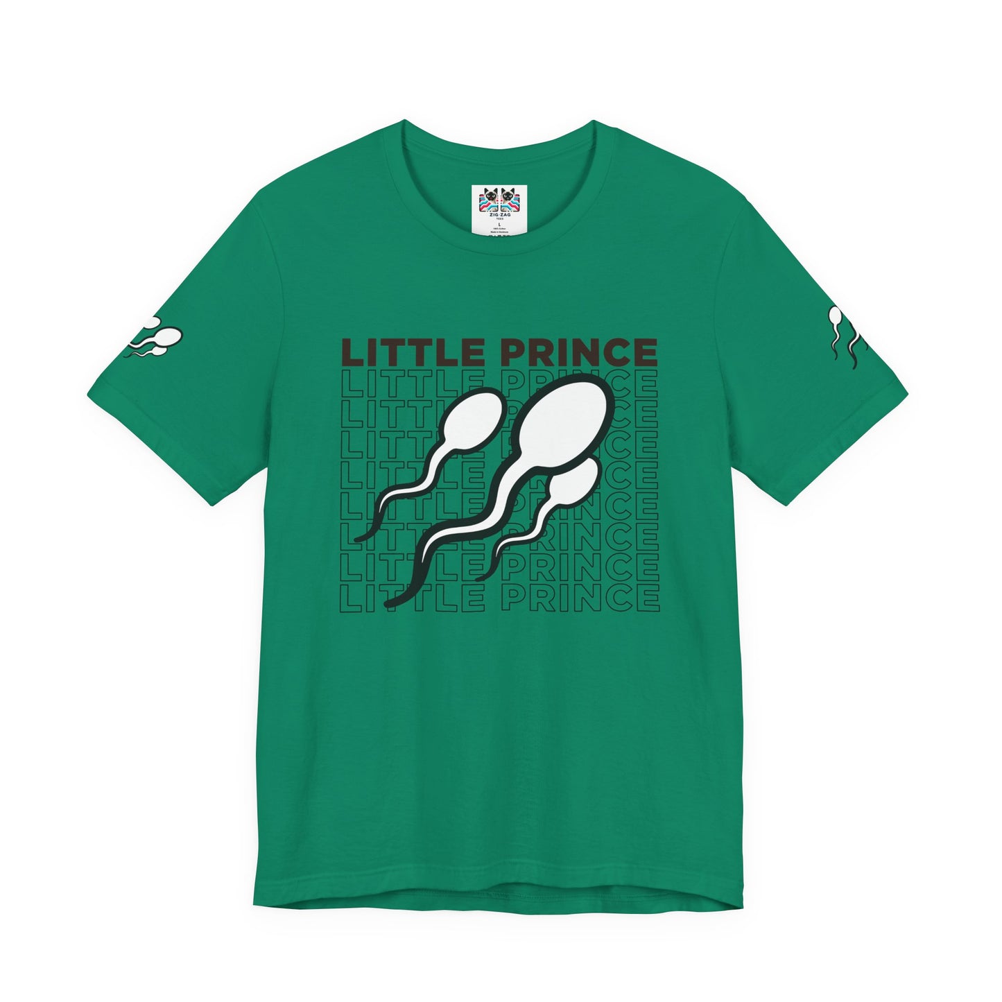Little Prince T-Shirt – Funny Sperm Typography Conception Humor Graphic Tee