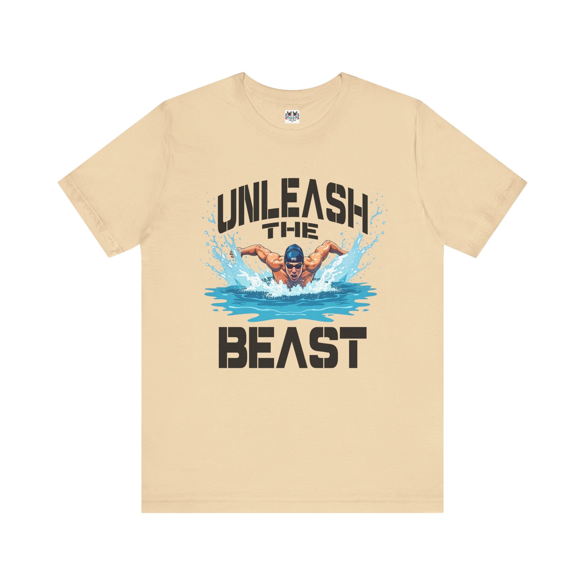 Unleash the Beast Butterfly Stroke Swimming Power Athlete Sports T-Shirt