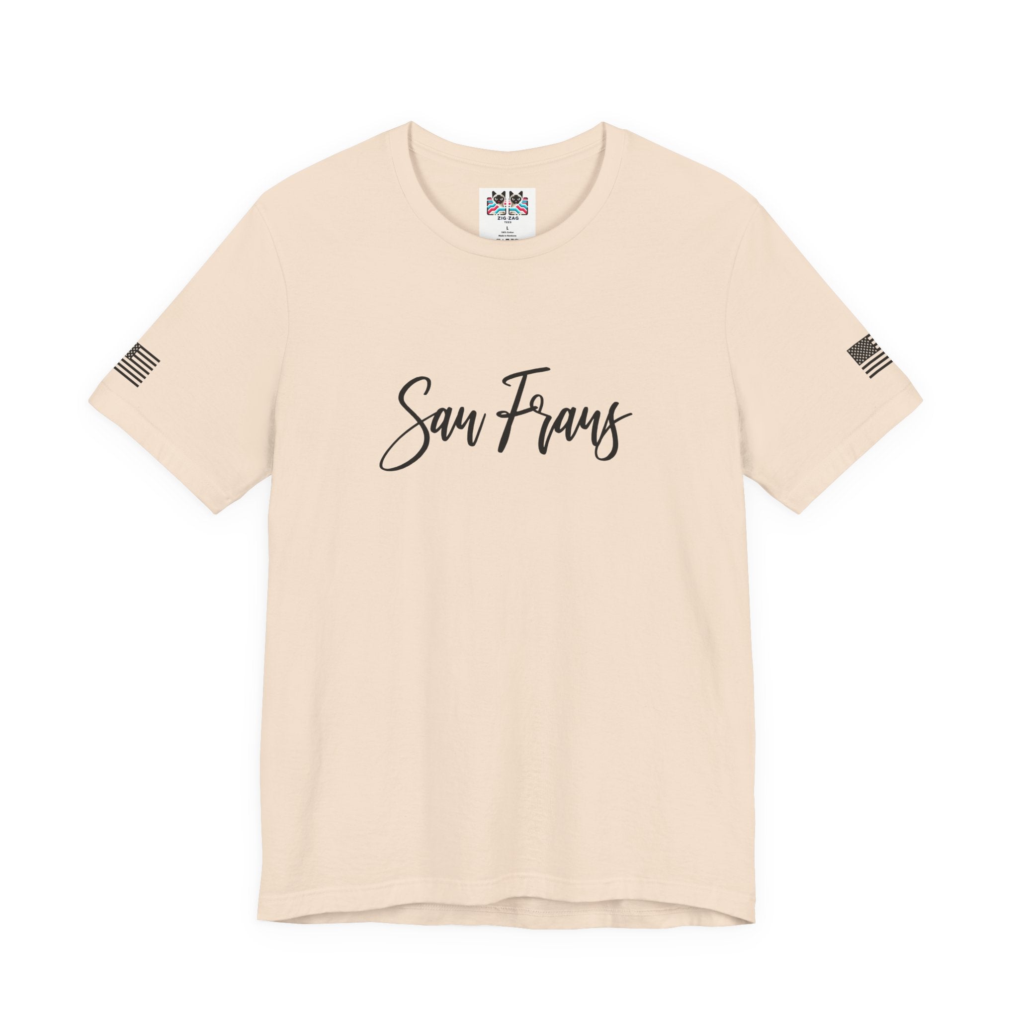San Frans Script T-Shirt – Cursive Handwriting Style San Francisco Tee