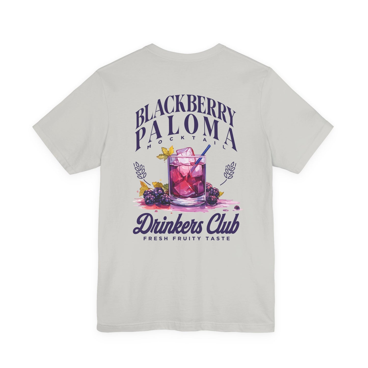 Blackberry Paloma Mocktail Drinkers Club Tshirt – Fresh Fruity Taste