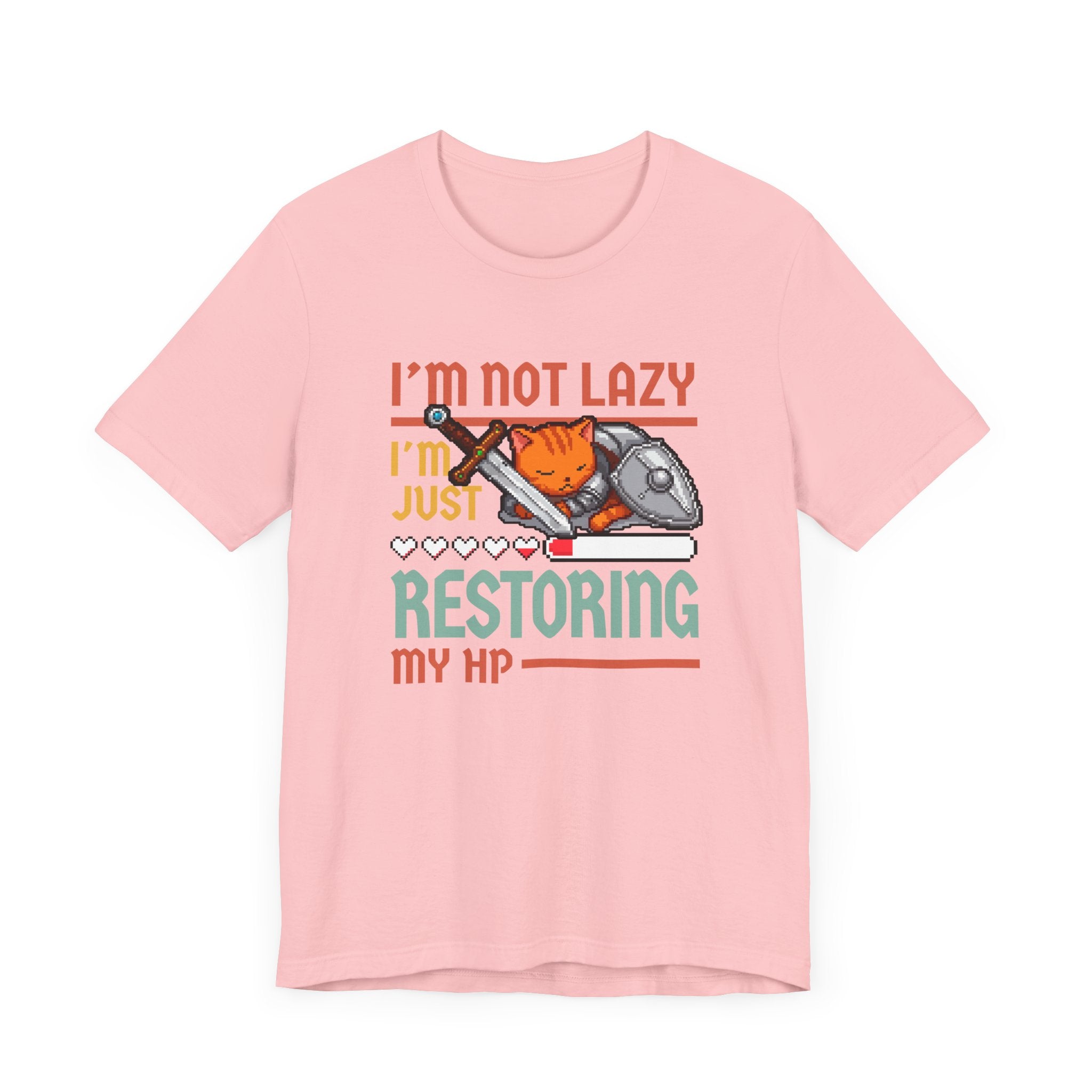 I’m Not Lazy I’m Just Conserving Energy Like a Pro Tee, Cat Nap Humor Shirt, Feline Chill Graphic Tee, Funny Mood Top