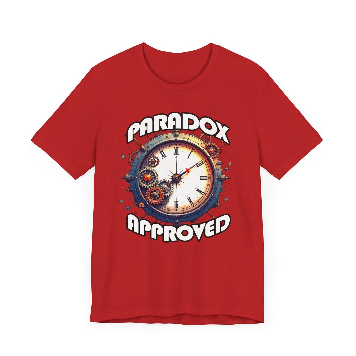 Paradox Approved Tee, Sci-Fi Logic Shirt, Time Travel Irony Tee, Time Theory Graphic Top, Timeline Twister Gift