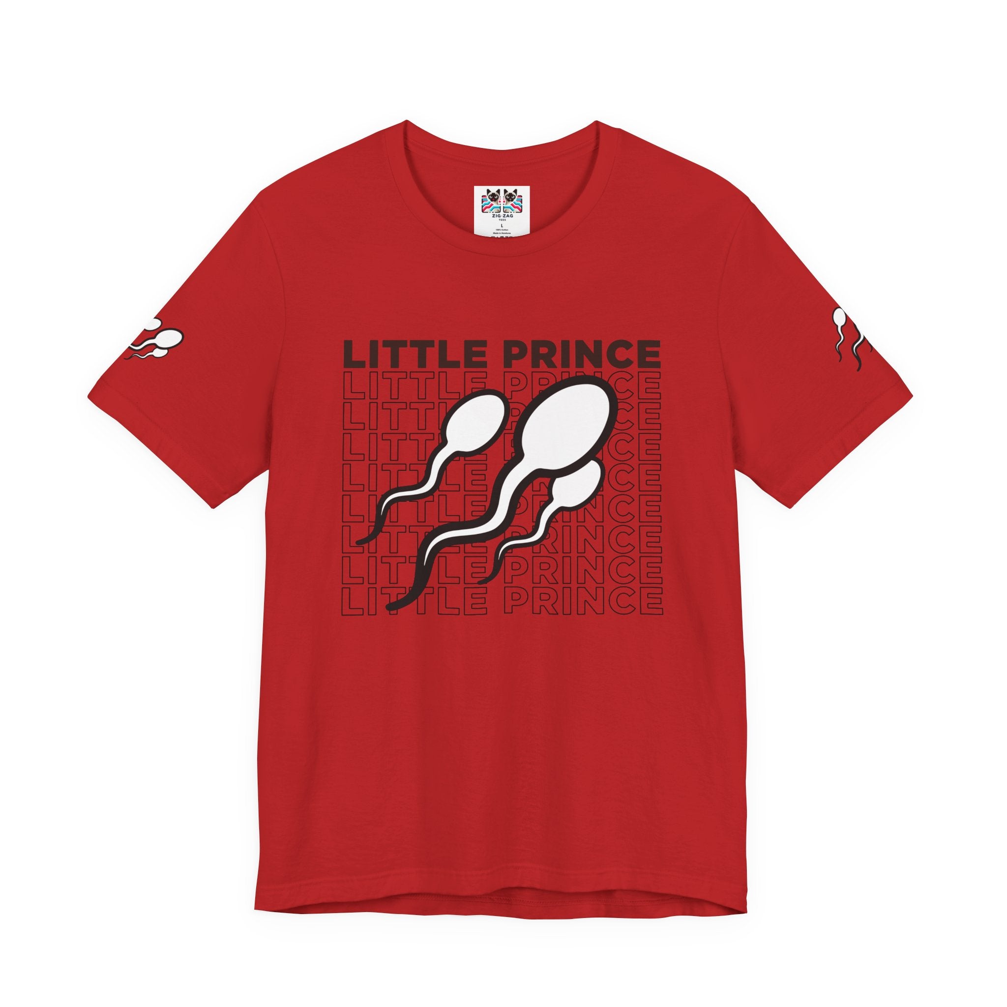 Little Prince T-Shirt – Funny Sperm Typography Conception Humor Graphic Tee