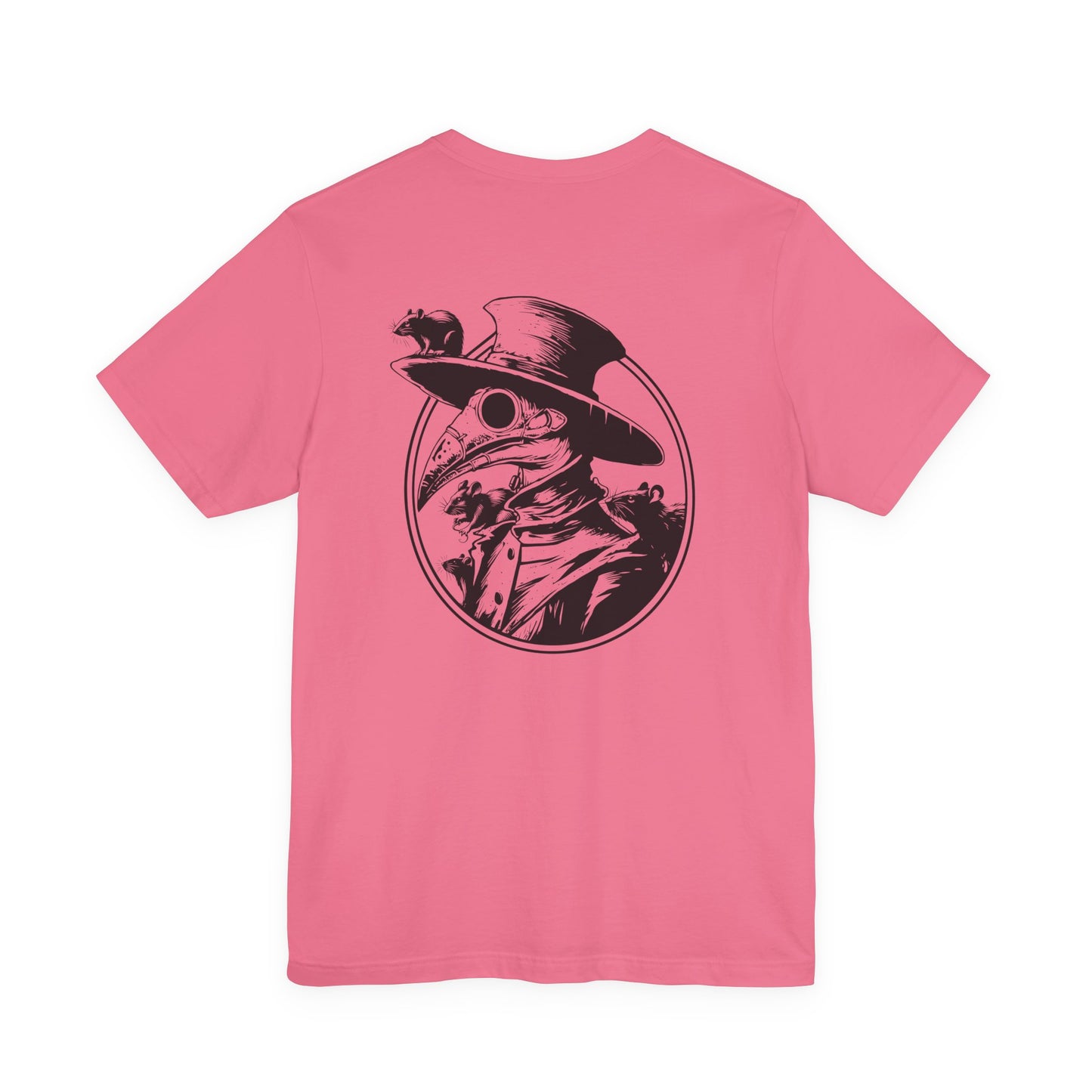 Plague Doctor Beaked Mask Rats Horror T-Shirt