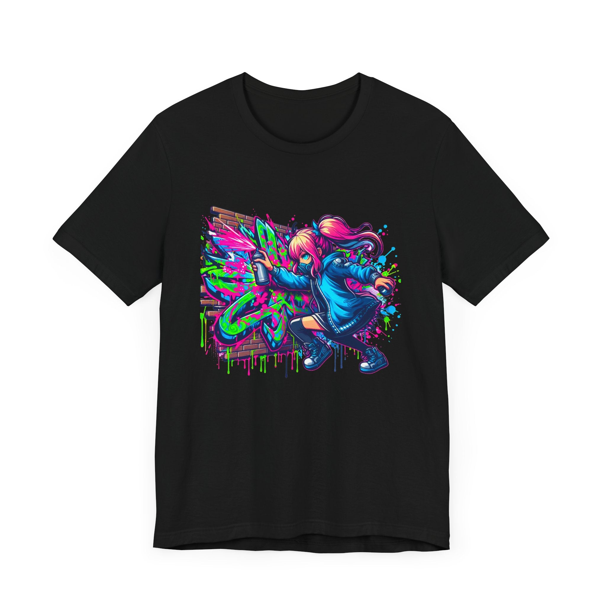 Street Art Vibes Shirt, Graffiti Artist Tee, Urban Style T Shirt, Streetwear Graphic Tee, Spray Paint Art Gift for Artists