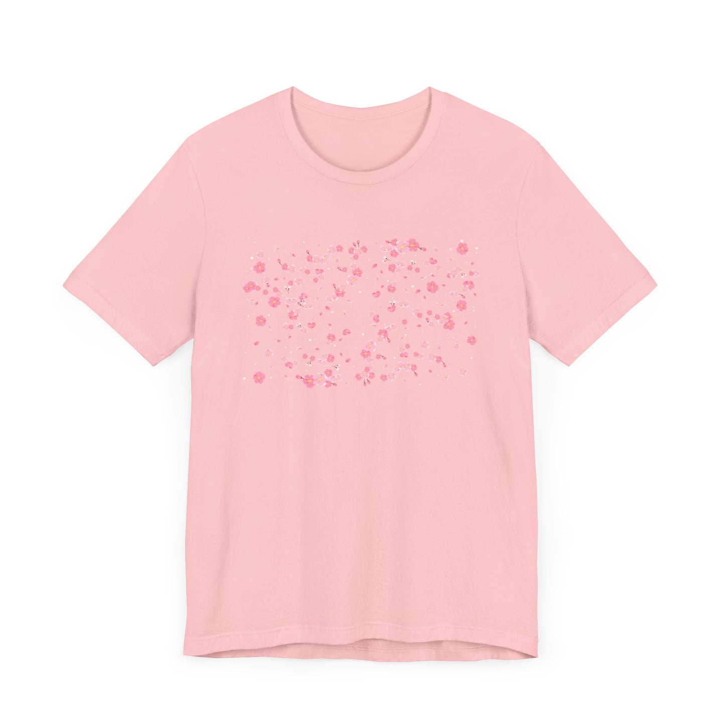 Nature's Confetti Tee, Floral Celebration Shirt, Spring Bloom Top, Joyful Petal Graphic, Earth Party Tee