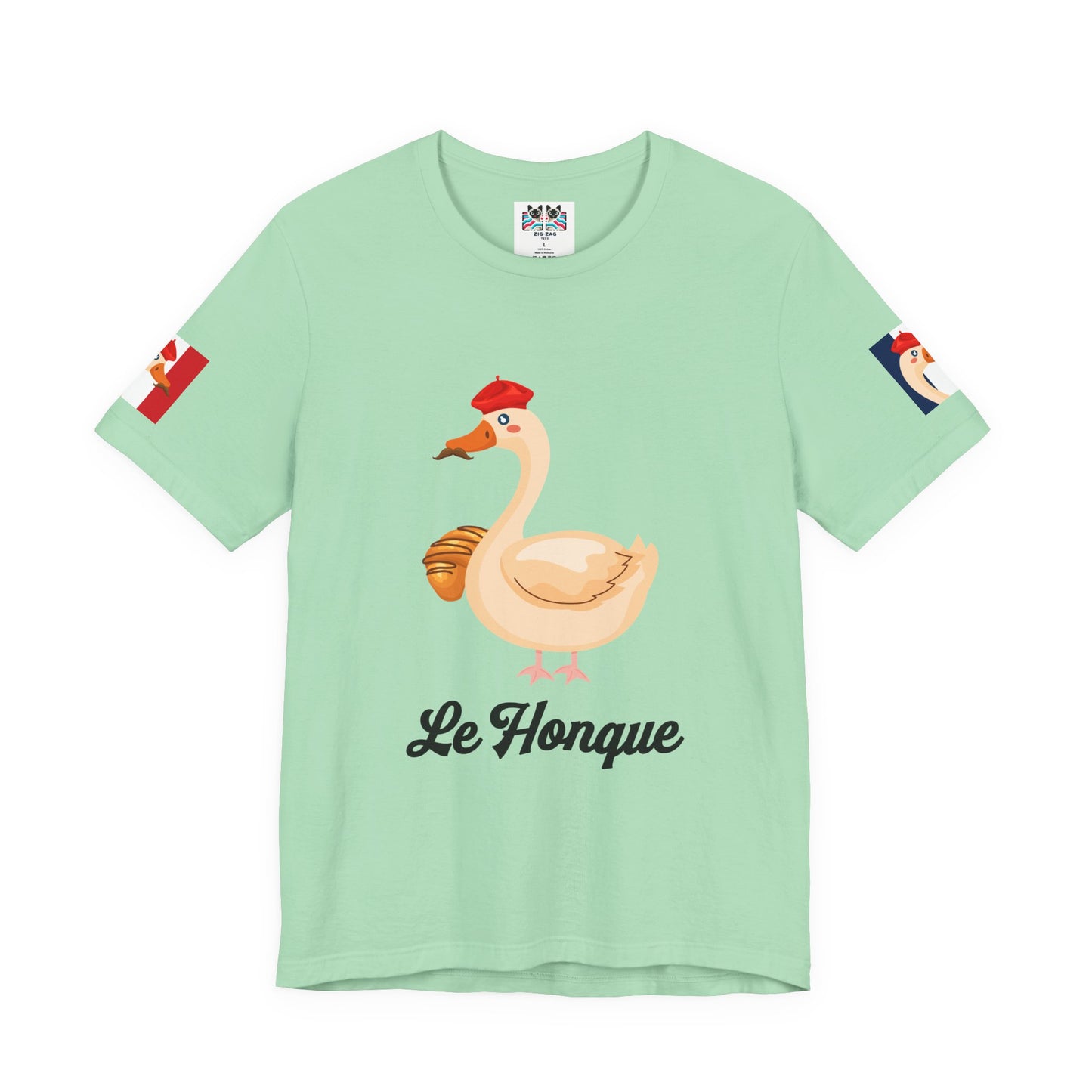 Le Honque Goose T-Shirt – Funny French Beret Goose Meme Graphic Tee