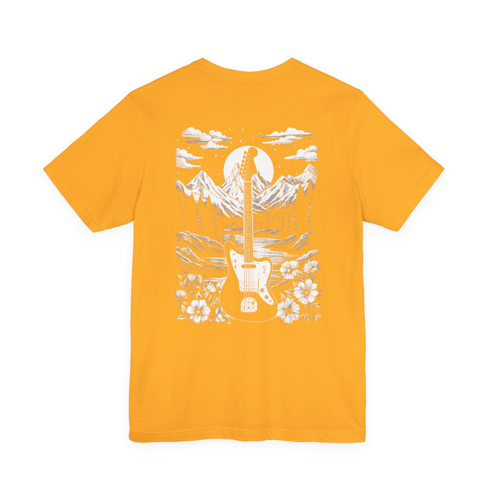 Unplugged With Nature Guitar Landscape T-Shirt