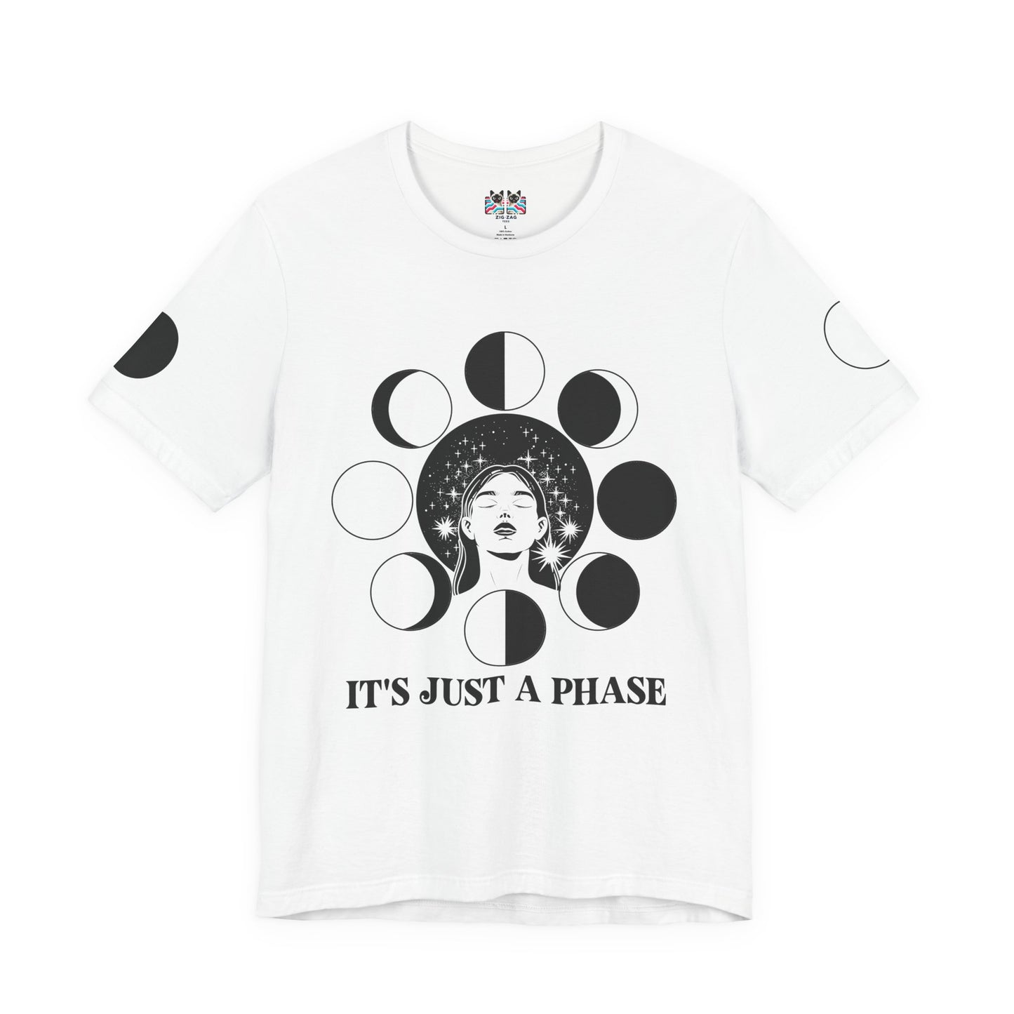 It's Just a Phase T-Shirt – Moon Phases Celestial Astrology Witchy Graphic Tee