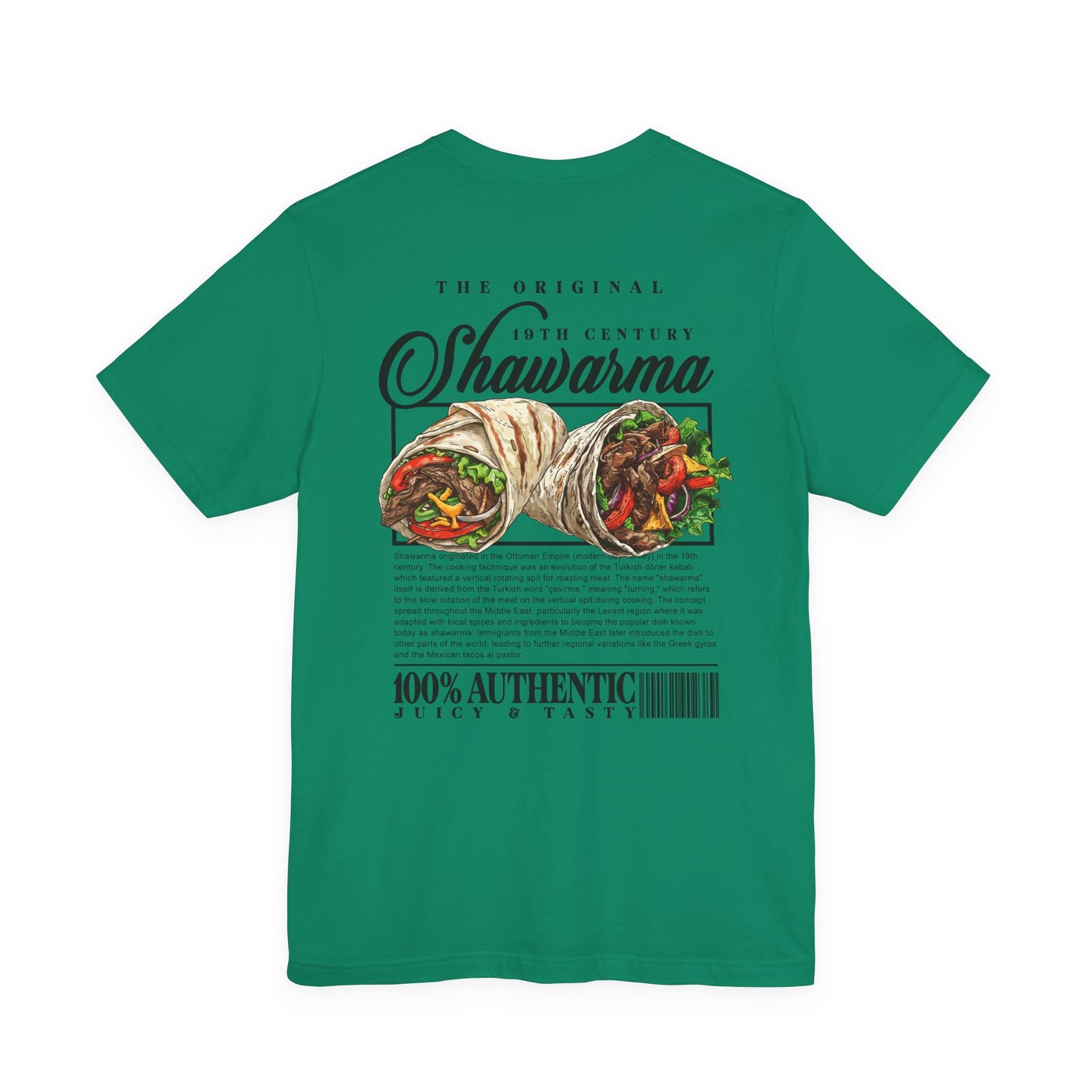 The Classic Shawarma 19th Century Tshirt – Middle Eastern Culinary Icon