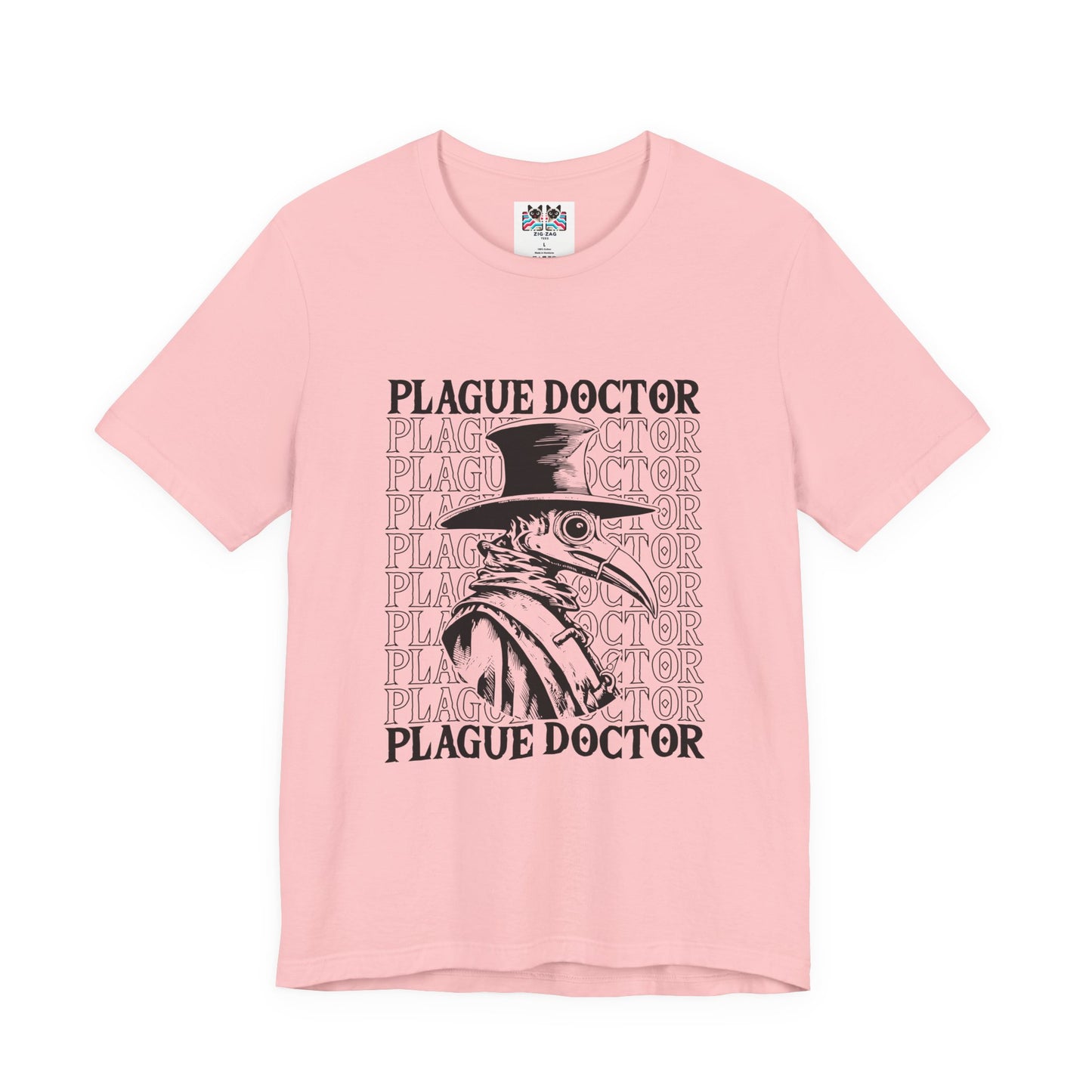 Plague Doctor Beaked Mask Rats Horror T-Shirt