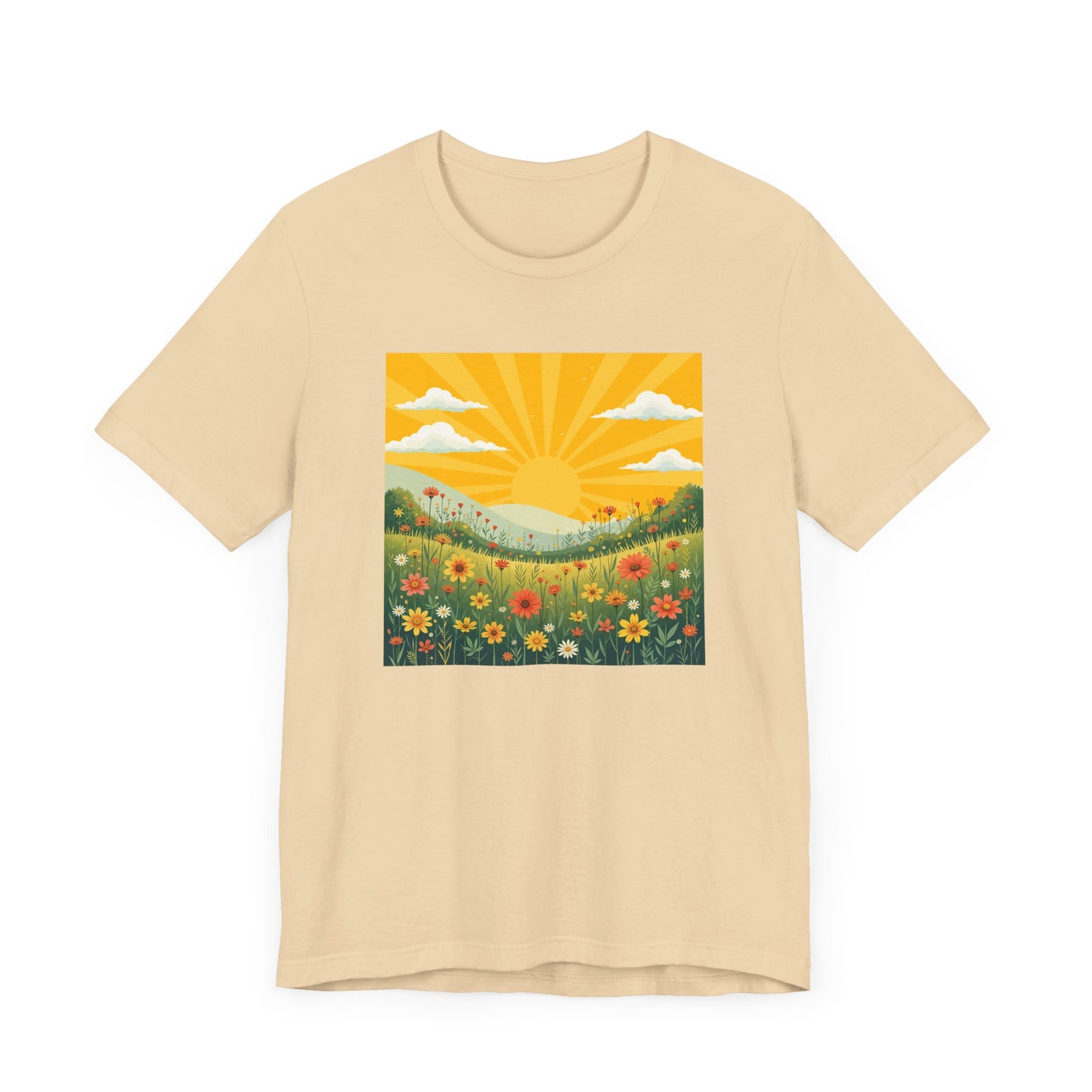 Spring in Full Bloom Tee, Seasonal Vibe Shirt, Floral Mood Top, Happy Growth Graphic Tee, Garden Lover Gift Shirt
