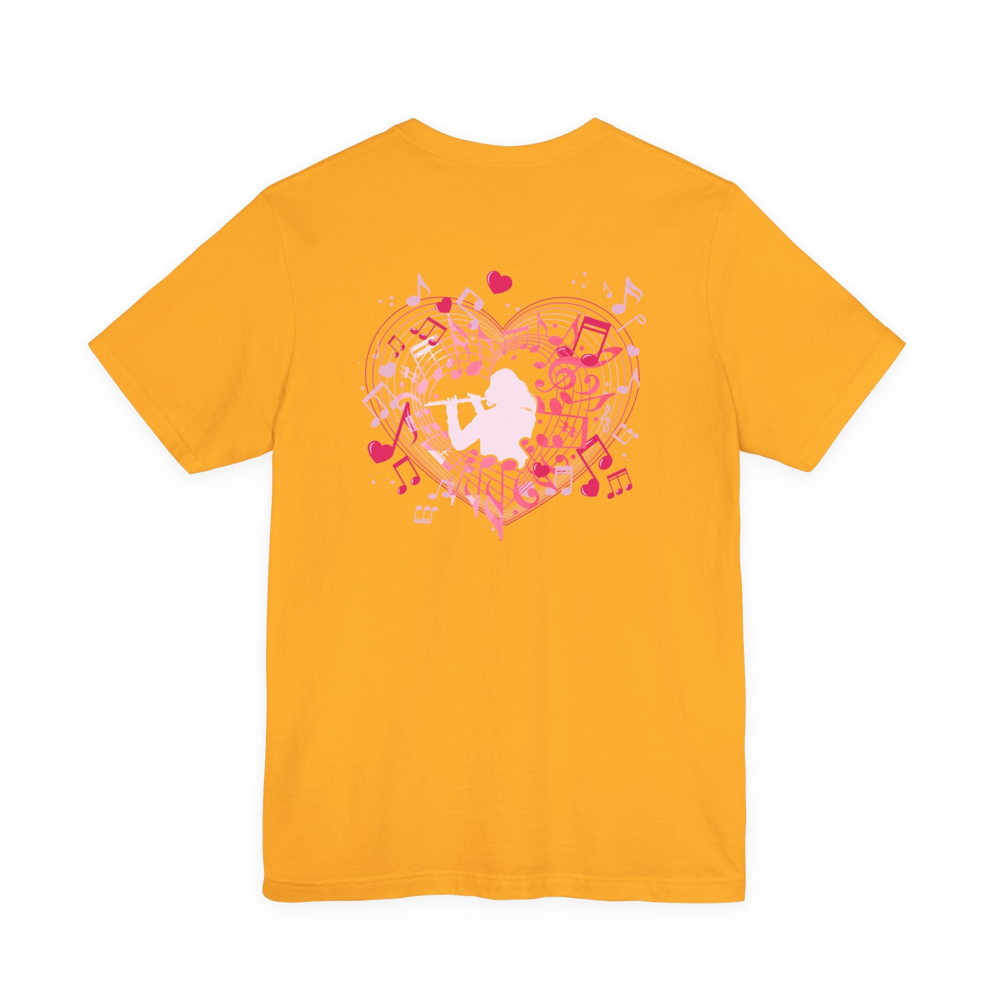 Heartbeat of the Flute Music Love T-Shirt