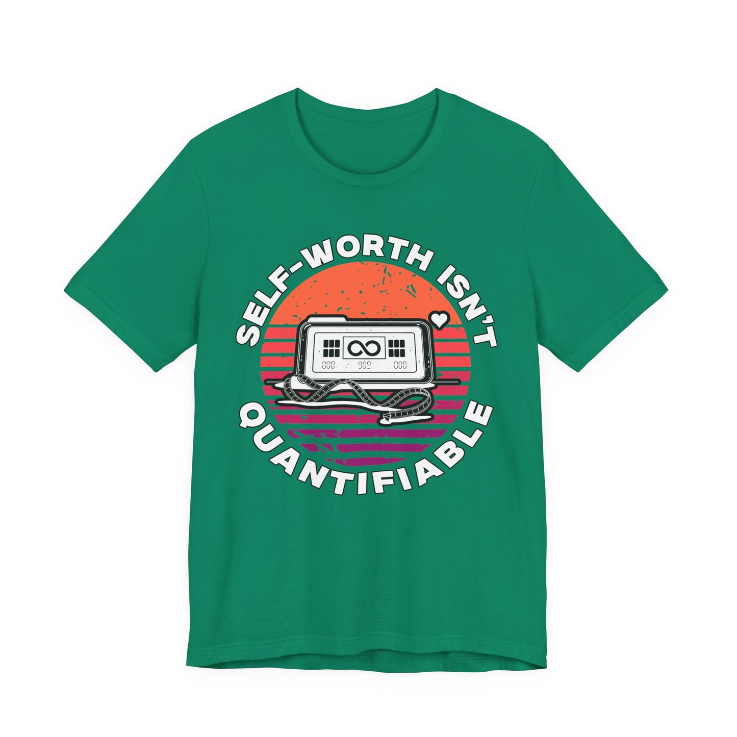 Self Worth Isn’t Quantifiable – Body Positivity Graphic T-Shirt