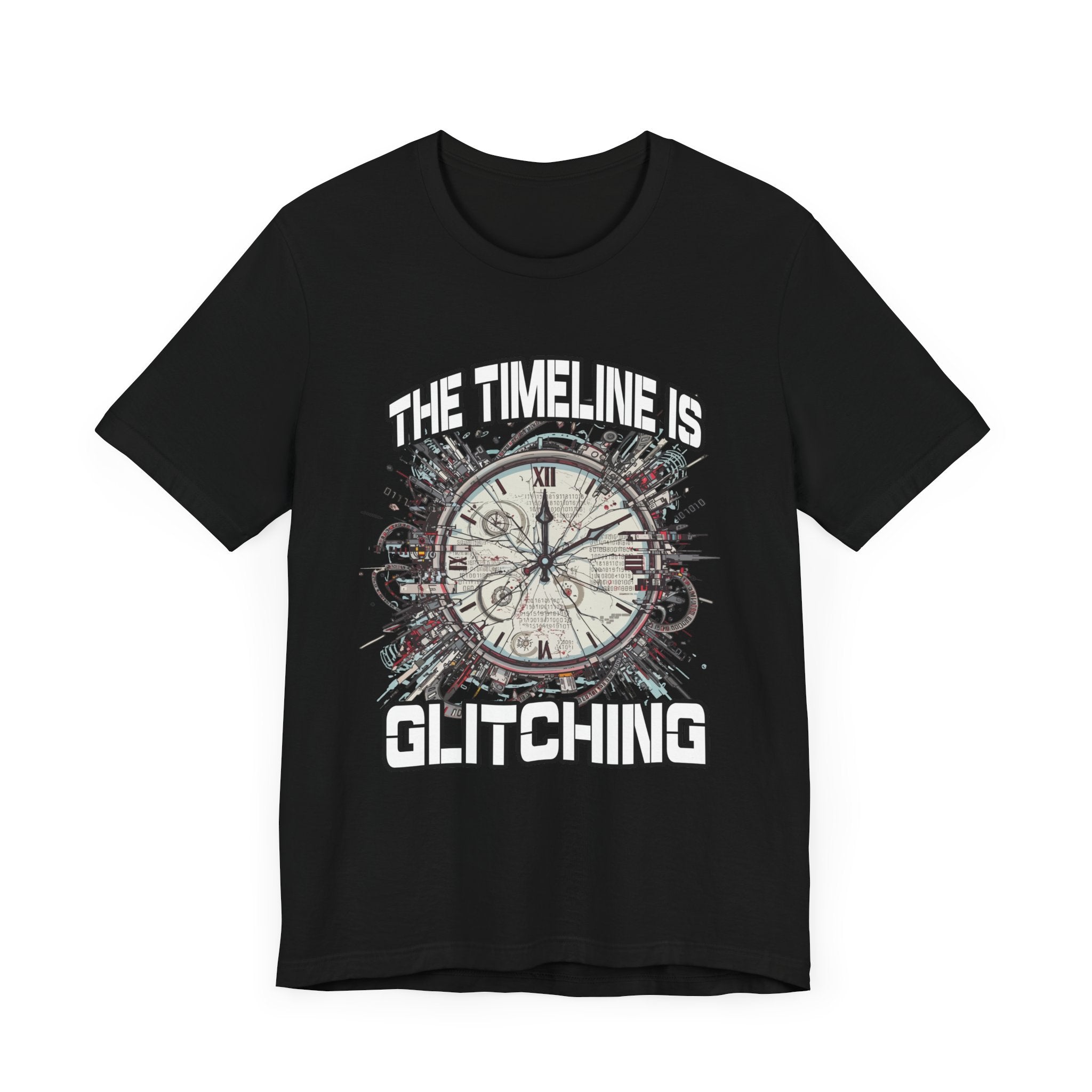 The Timeline is Glitching Tee, Sci-Fi Reality Error Shirt, Alternate Universe Humor Tee, Time Travel Nerd Gift Top