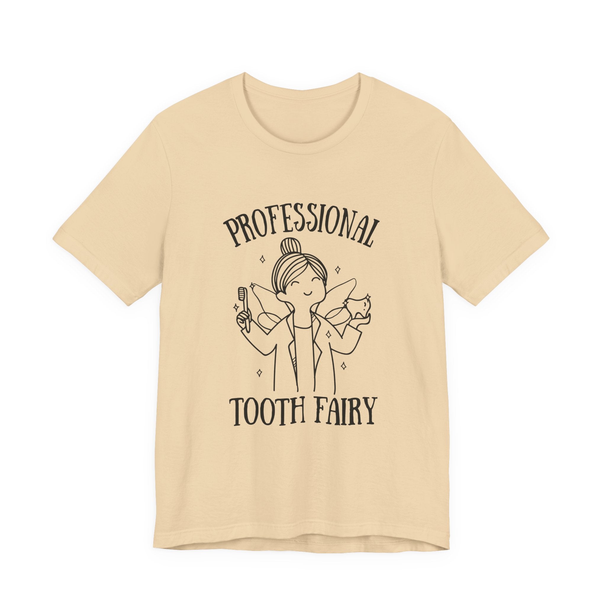 Professional Tooth Fairy T Shirt Female Dental Doctor Fairy Design