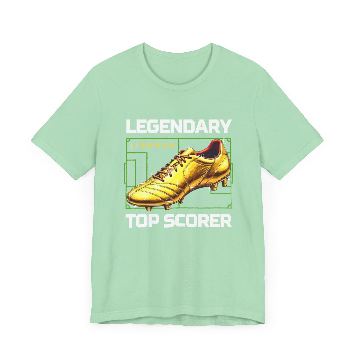 Legendary Top Scorer | Golden Boot & Five-Star Review Graphic T-Shirt
