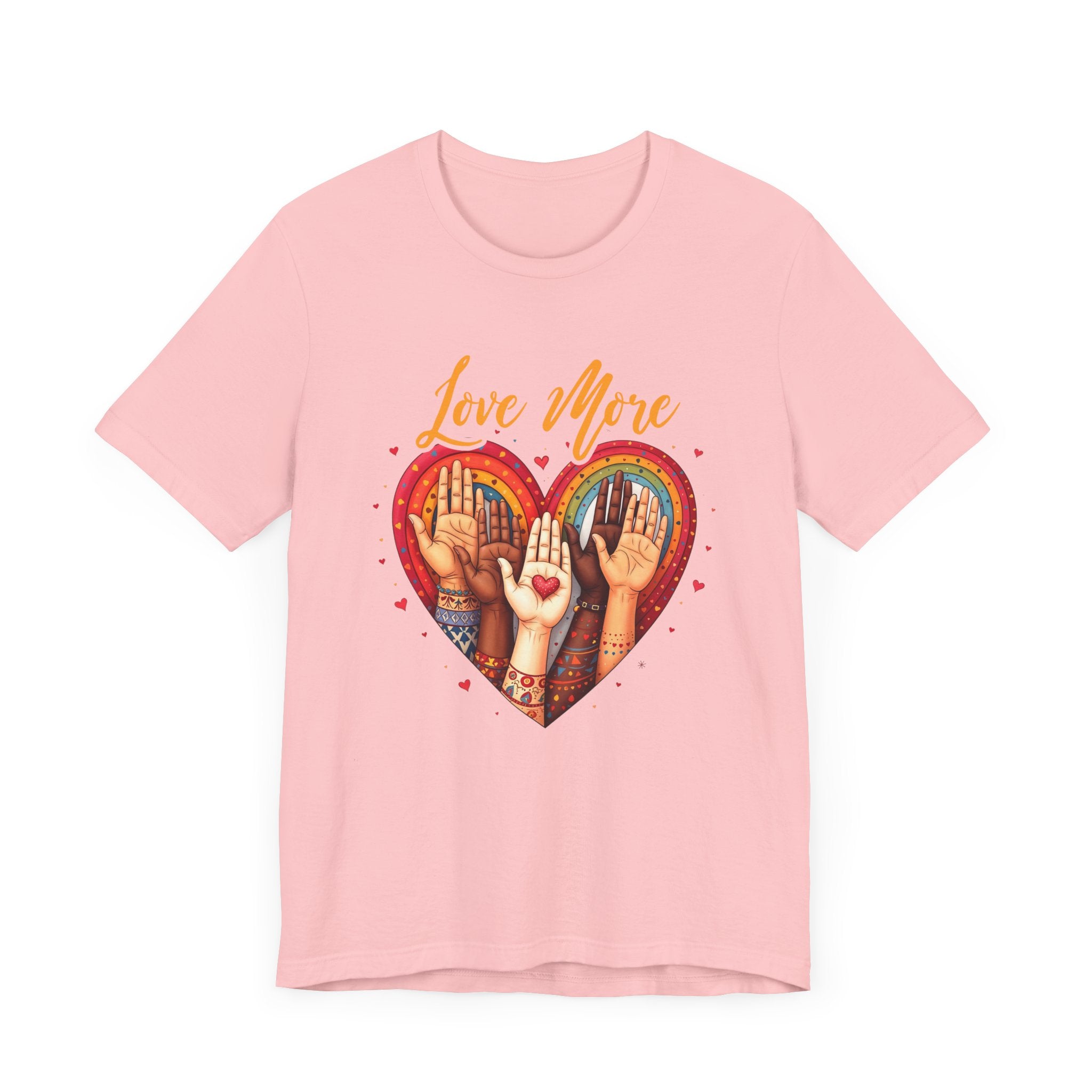 More Love Less Labels Shirt Equality Awareness Graphic Tee Encouraging Acceptance and Identity Beyond Boxes for All People Everywhere