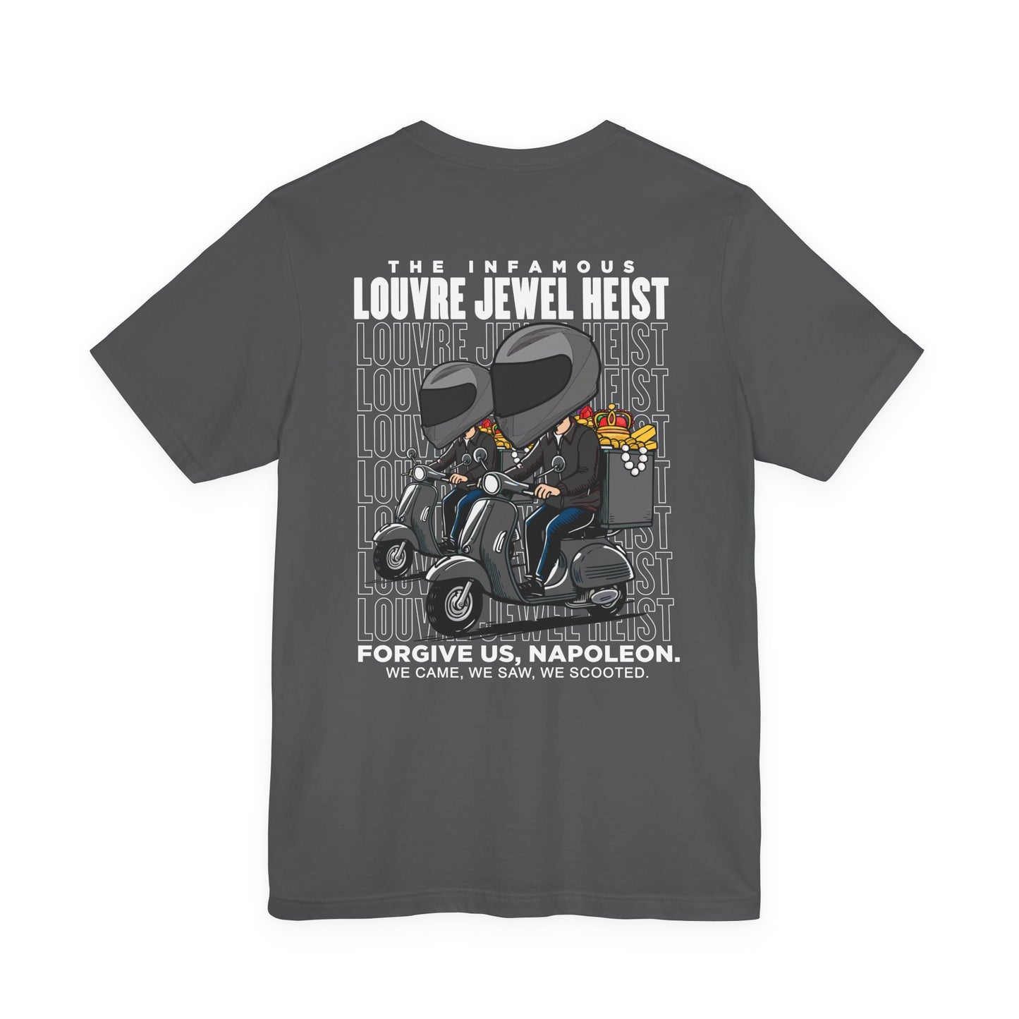 The 7 Minutes Louvre Jewel Heist – Napoleon’s Paris Getaway Tee