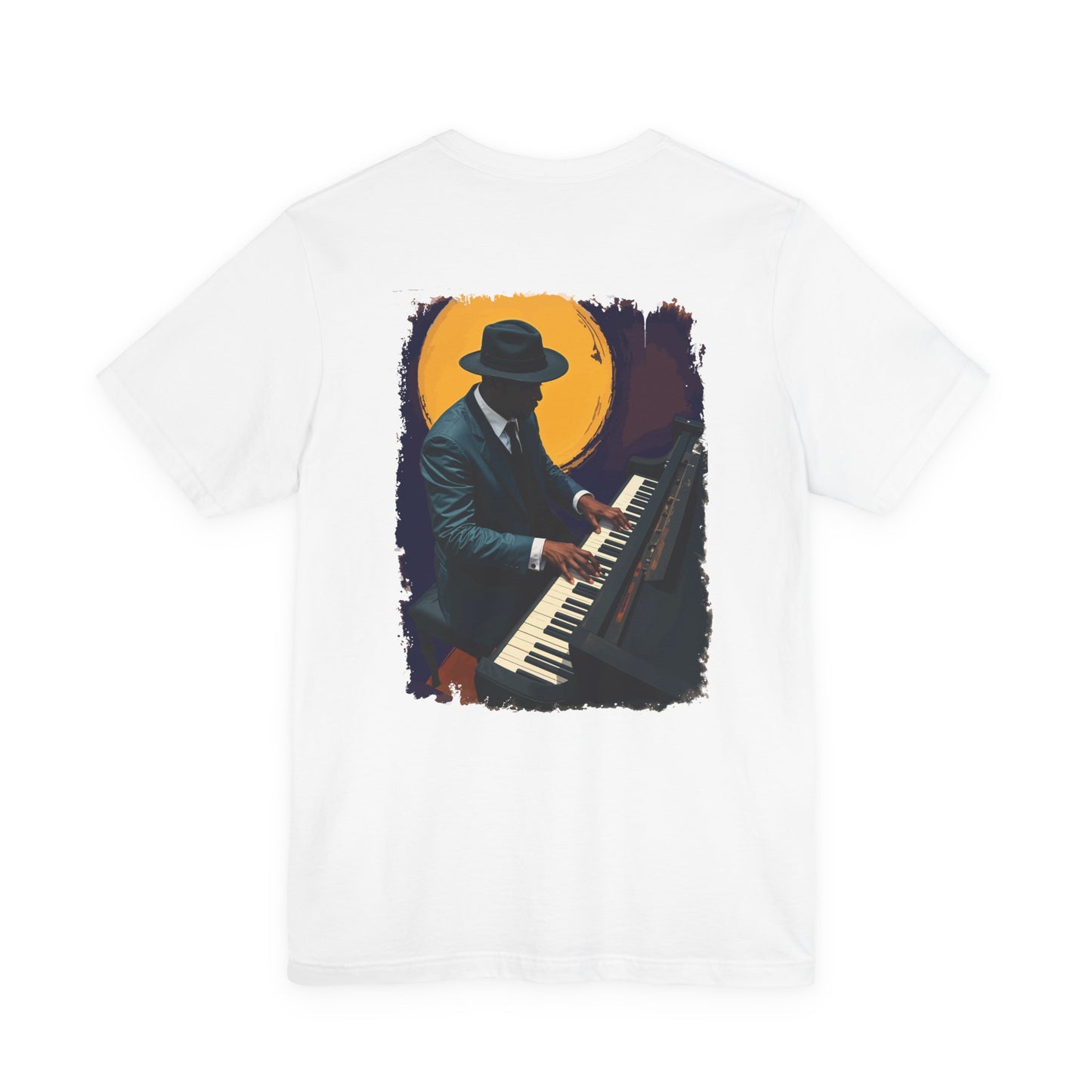 Grand Piano Keys of the Heart T-Shirt – Musician Artistic Graphic