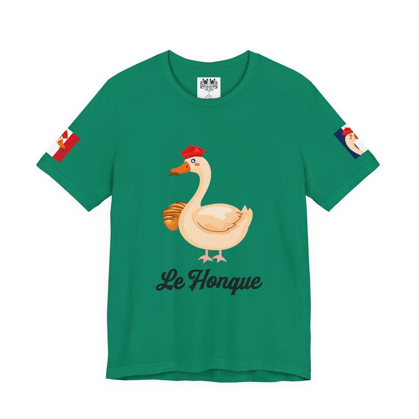 Le Honque Goose T-Shirt – Funny French Beret Goose Meme Graphic Tee