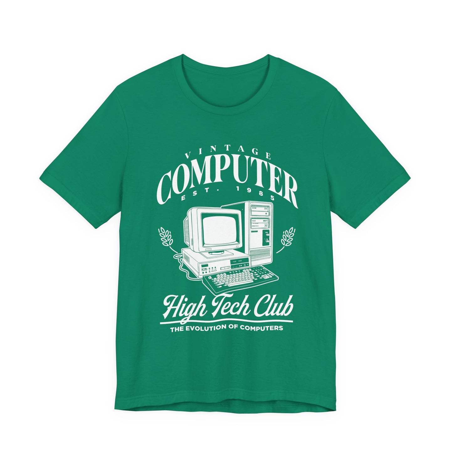 Vintage Computer Est 1985 Tshirt – High Tech Club Evolution