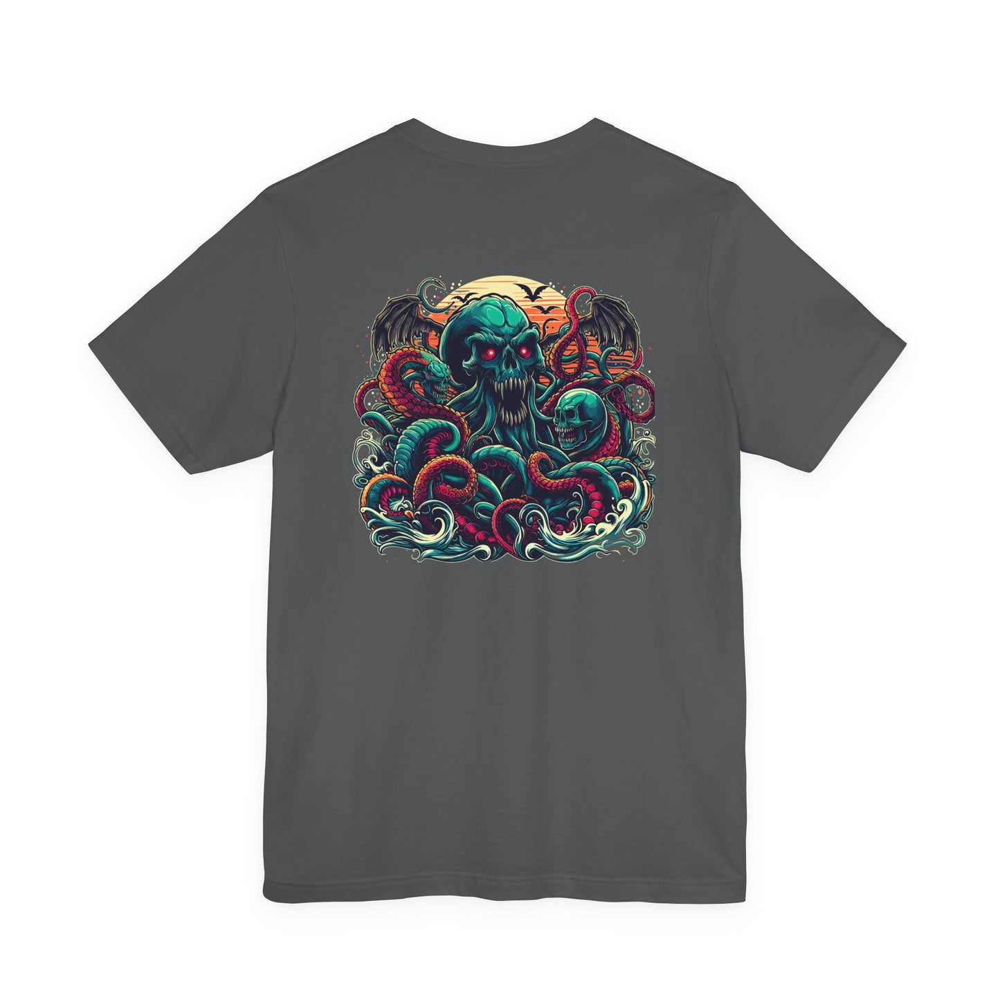 Cosmic Zombies vs Deep Sea Cthulhu Horror T-Shirt