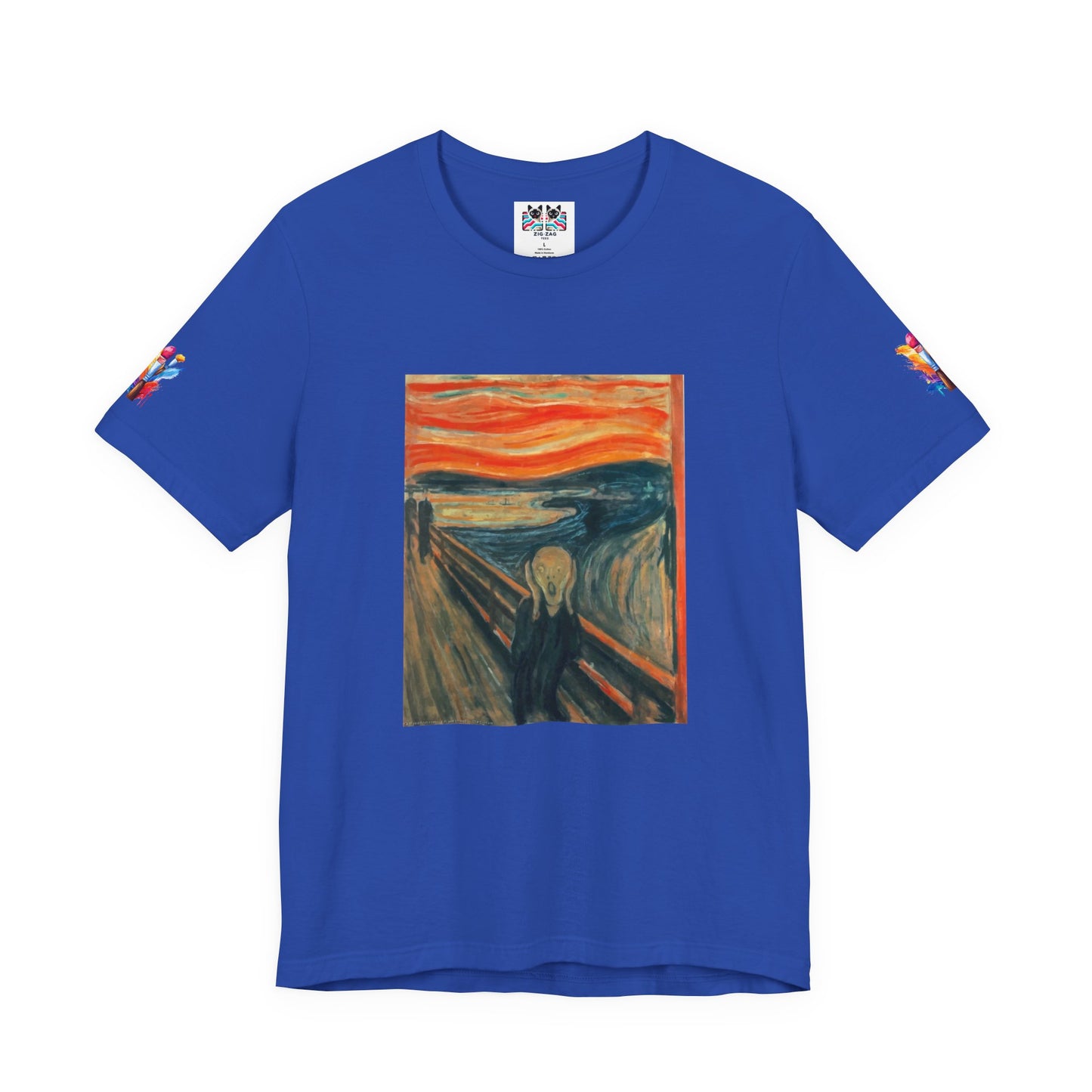 The Scream Art T-Shirt – Edvard Munch Expressionist Masterpiece Graphic Tee