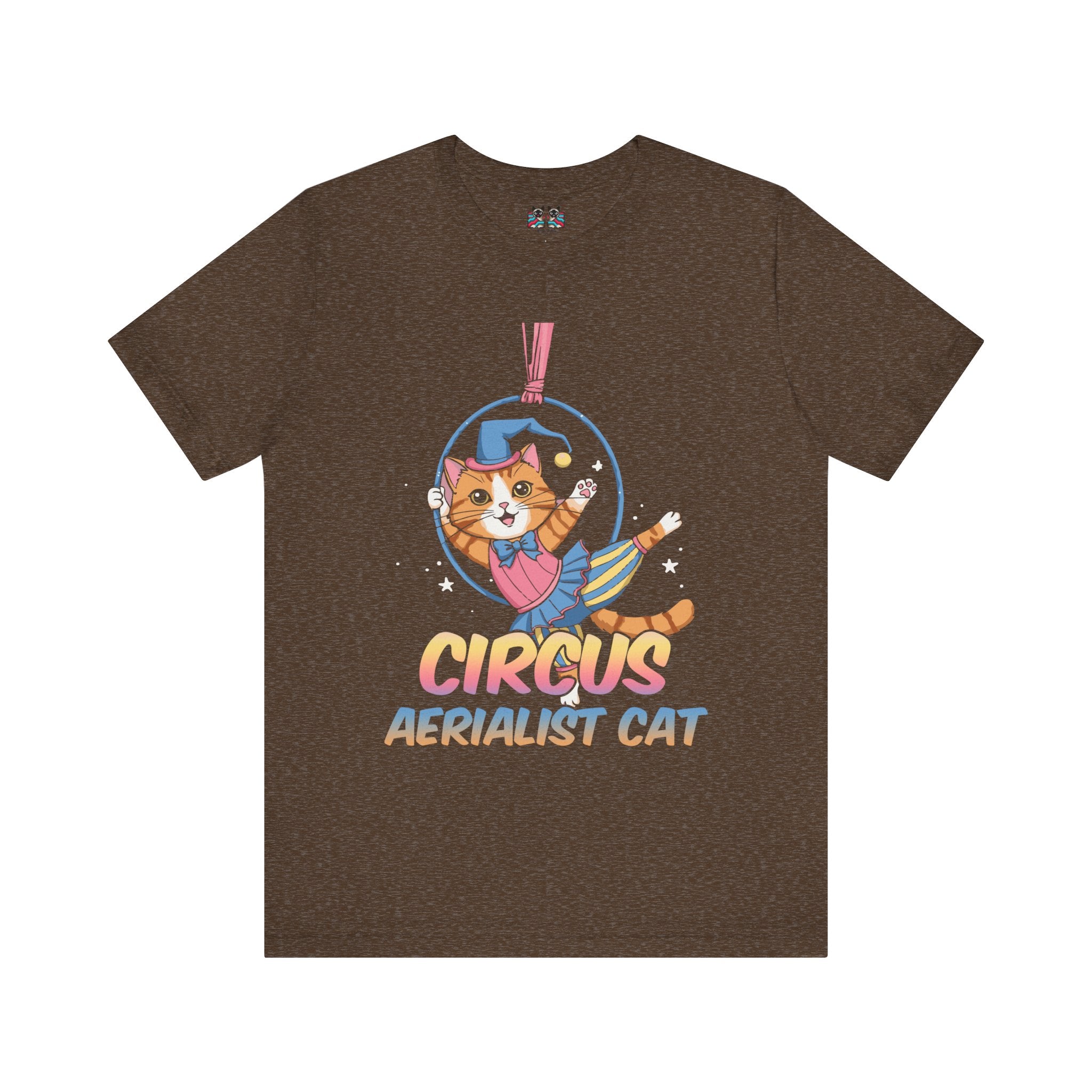Circus Aerialist Cat - Cute and Funny Performer T-Shirt