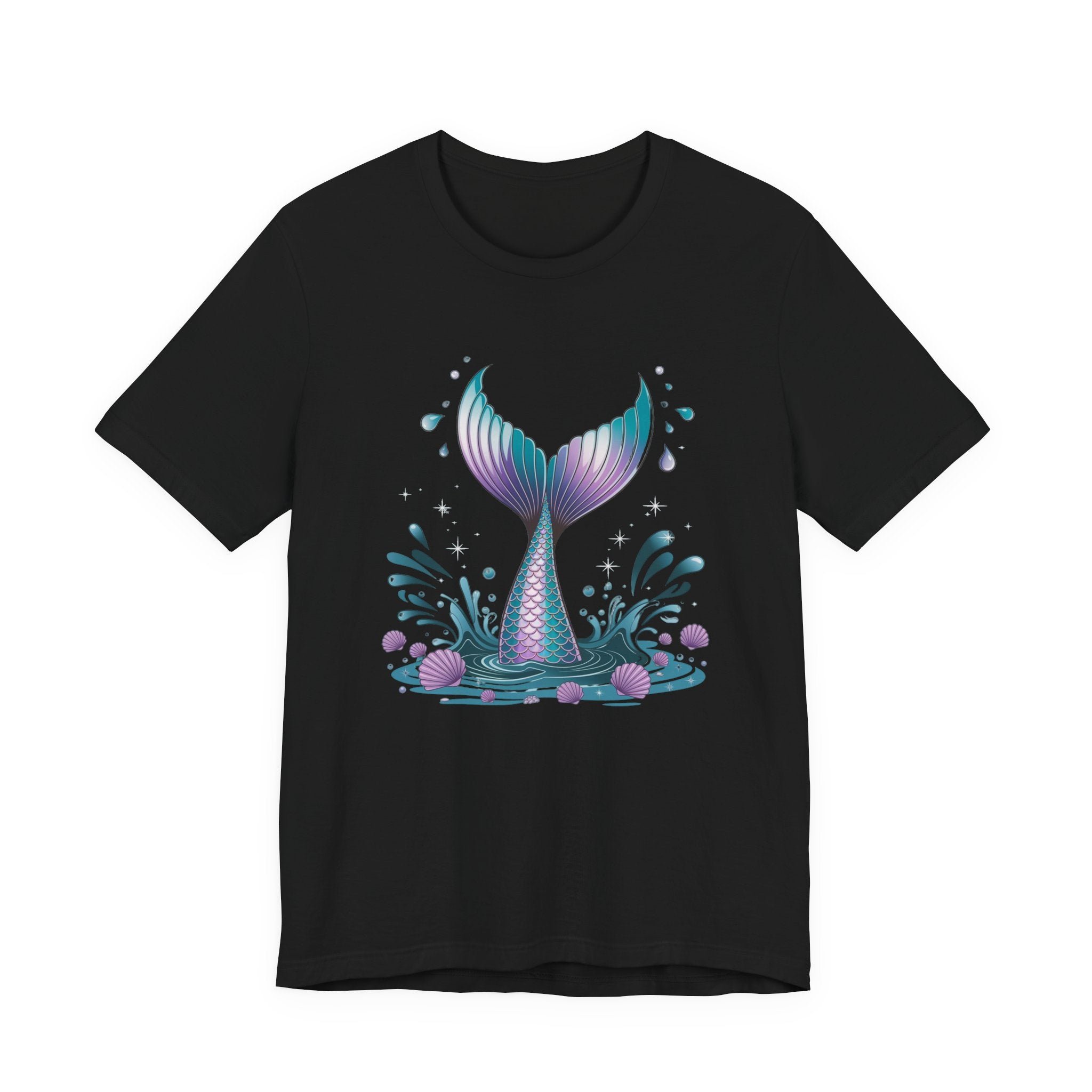 Mermaid Energy – Diving Mermaid Hip to Tail Graphic T-Shirt