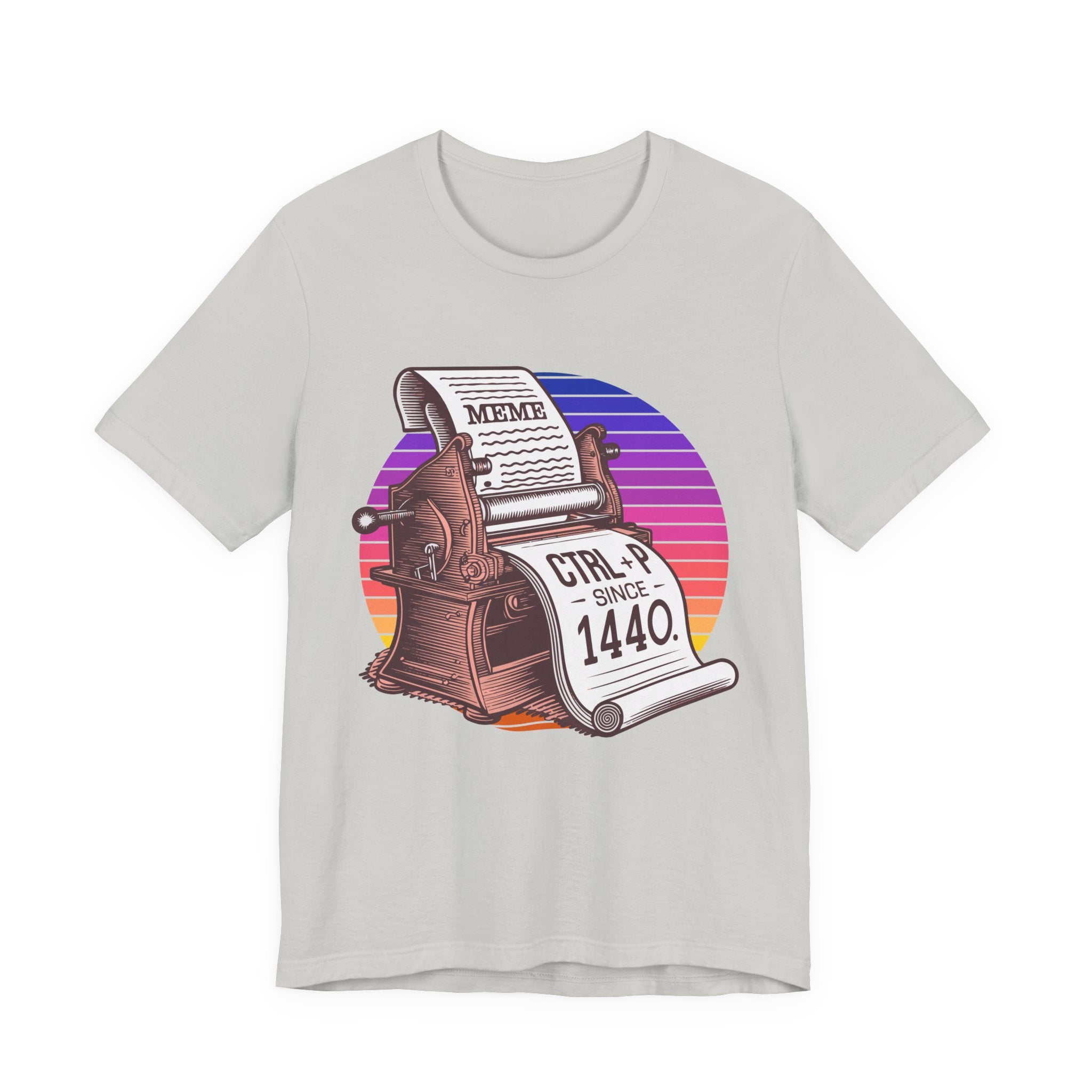 CTRL + P Since 1440 Tshirt – The Printing Press Meme Edition