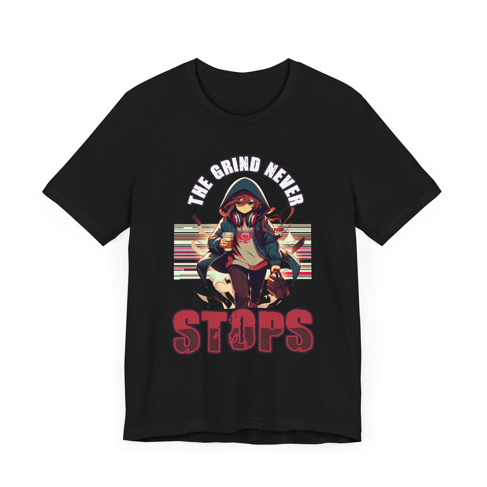The Grind Never Stops | Hustle & Motivation T-Shirt