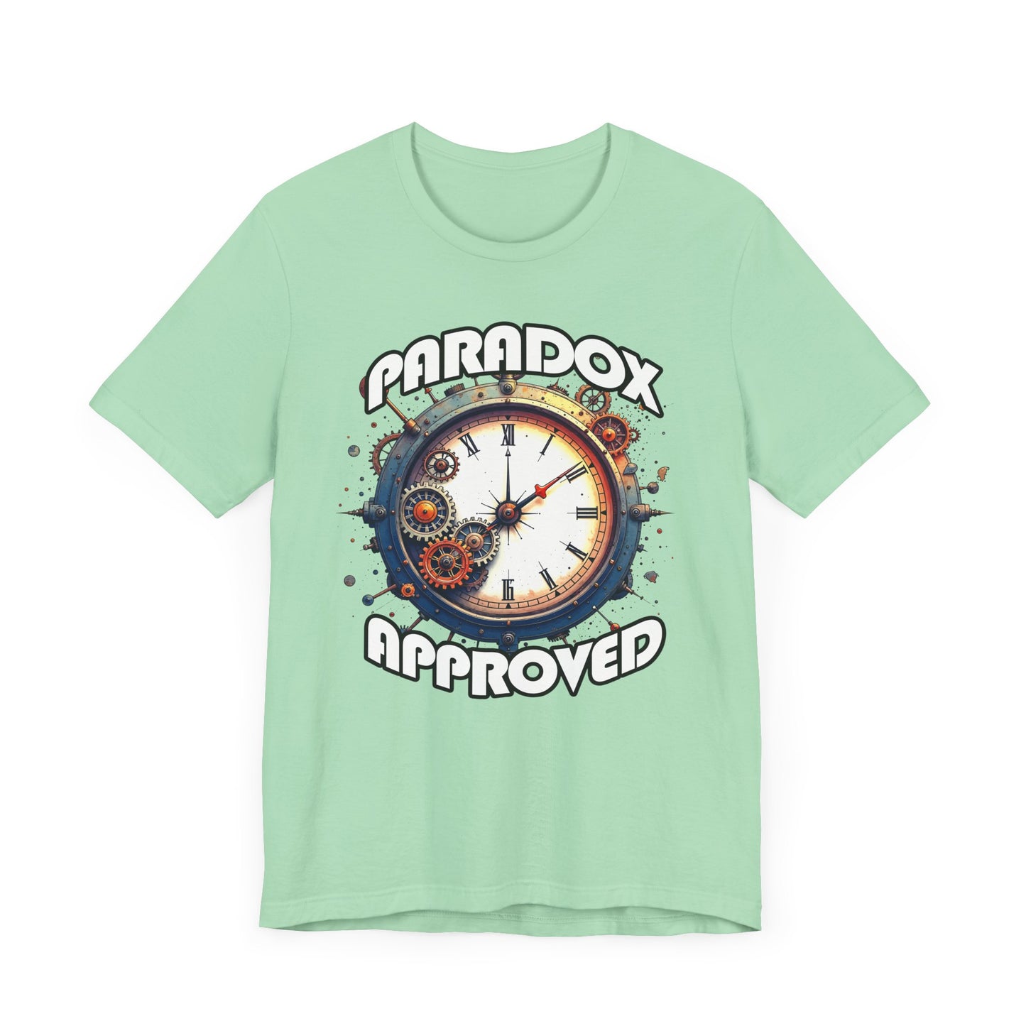 Paradox Approved Tee, Sci-Fi Logic Shirt, Time Travel Irony Tee, Time Theory Graphic Top, Timeline Twister Gift