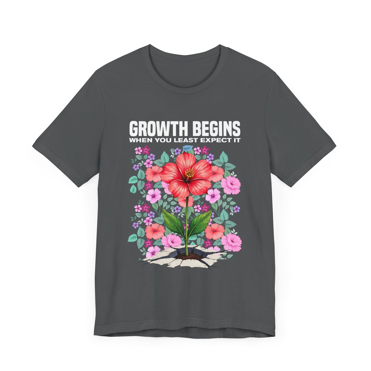Bloom Where You Are Planted Tee, Inspirational Quote Shirt, Personal Growth Top, Garden Life Tee, Flourish Message Gift