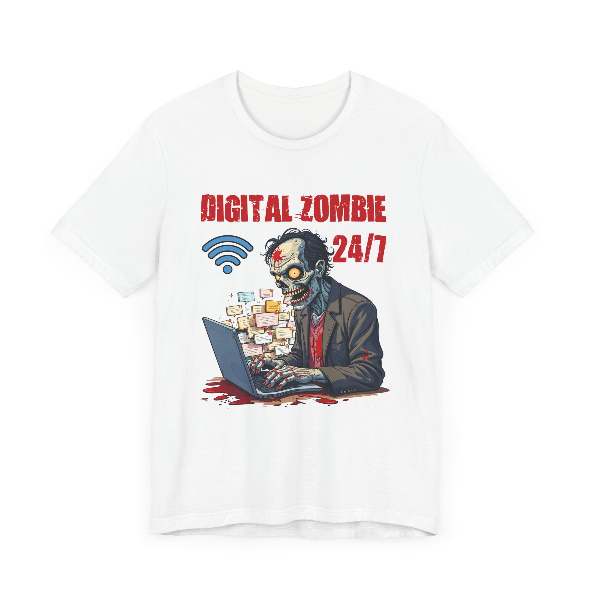 Chronically Online Tee, Internet Addict Shirt, Social Media Humor Graphic, Digital Life Top, Always Plugged In Gift