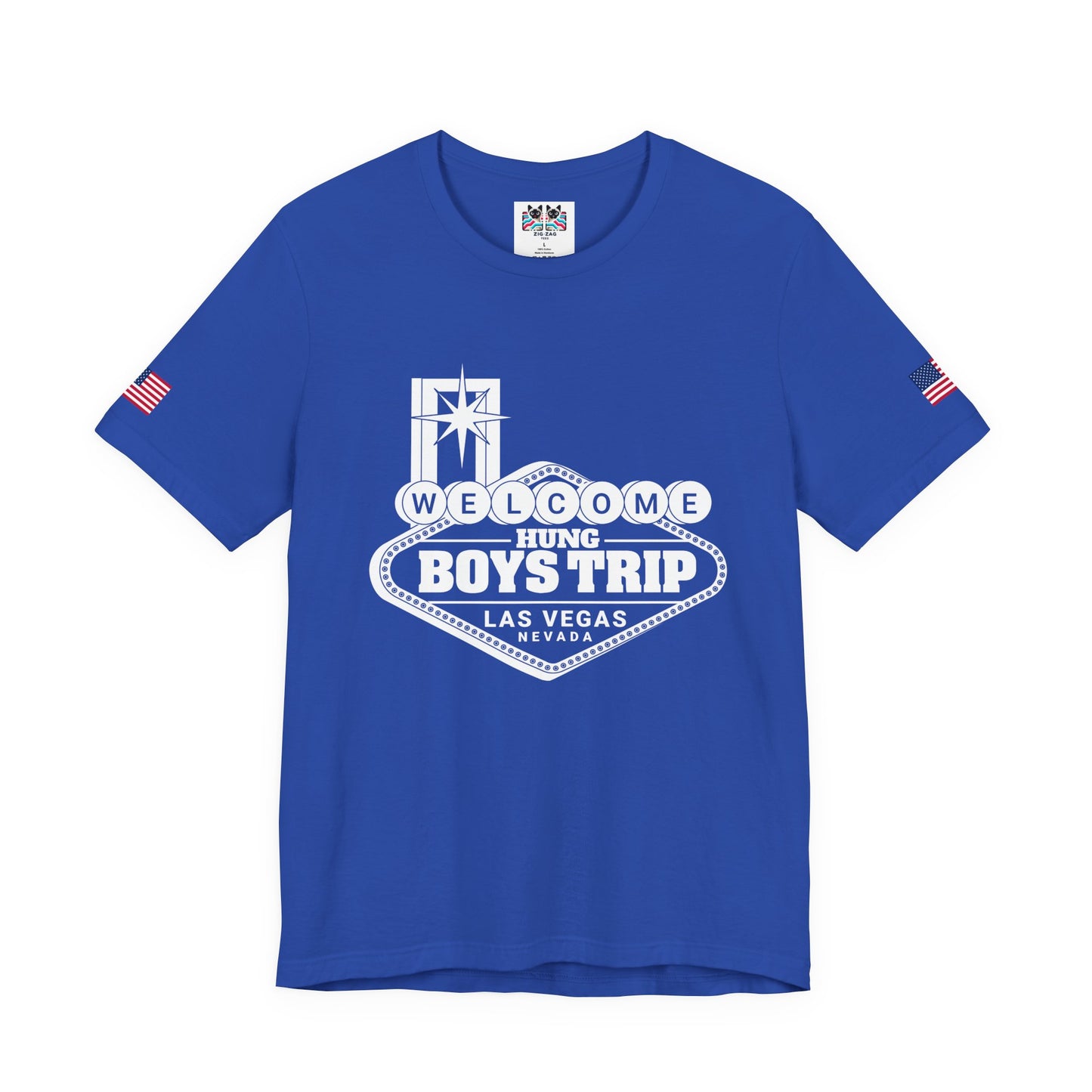Welcome Hung Boys Trip Las Vegas T-Shirt - Bachelor Party Nevada Guys Weekend