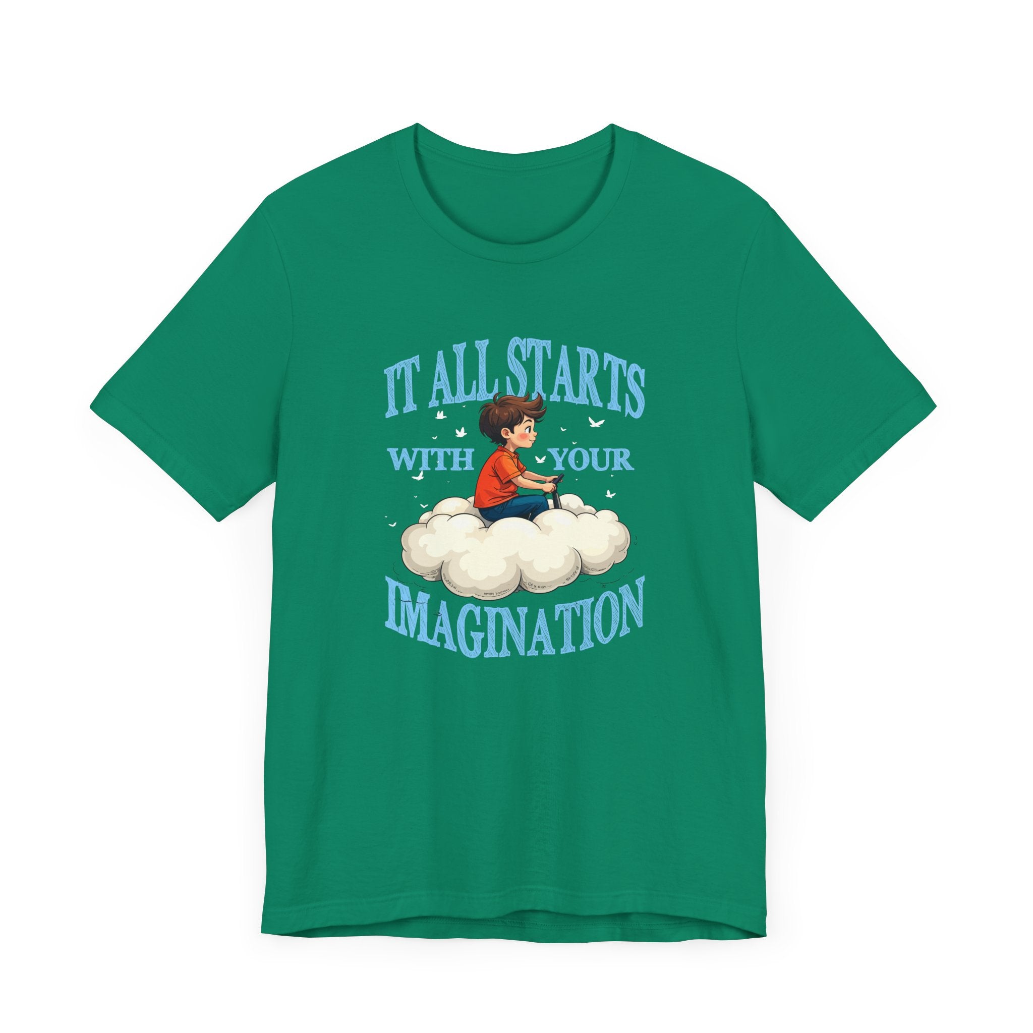 Cloud Control - Imagine Your Own Reality – Toddler Controlling Cloud with Stars & Planets Graphic T-Shirt