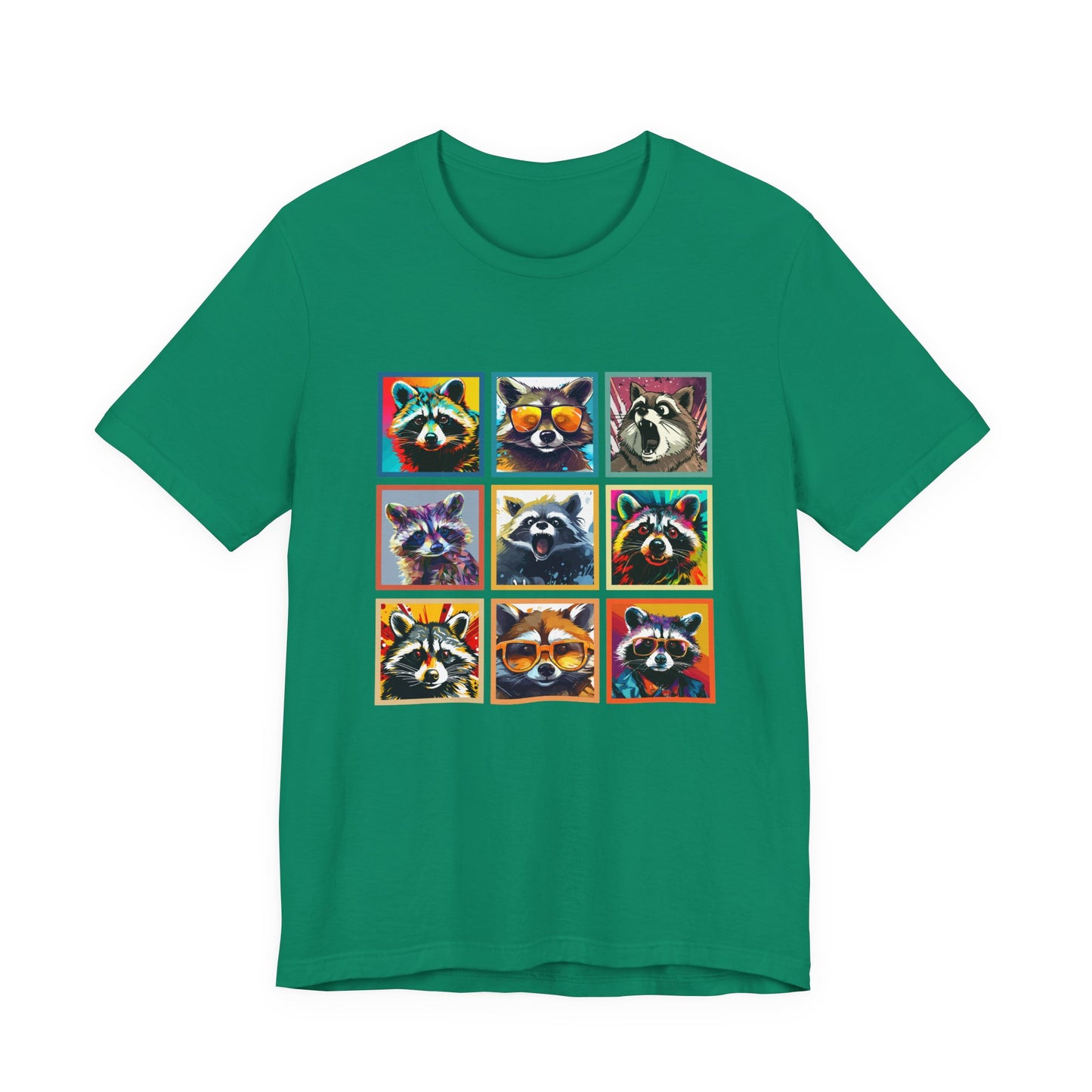Cool Raccoons Pop Art Tshirt – Nine Funky Bandits