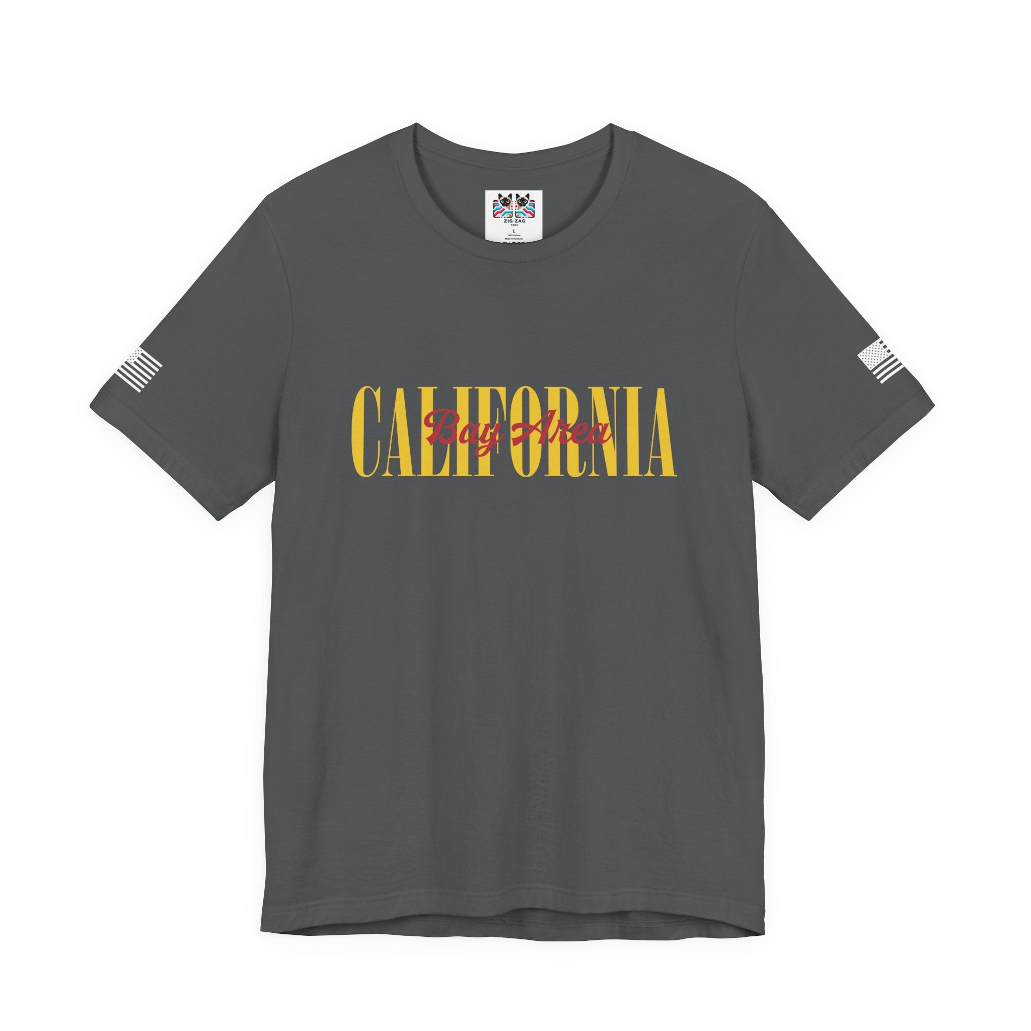 California Bay Area T-Shirt – Bold Varsity Style Graphic Tee