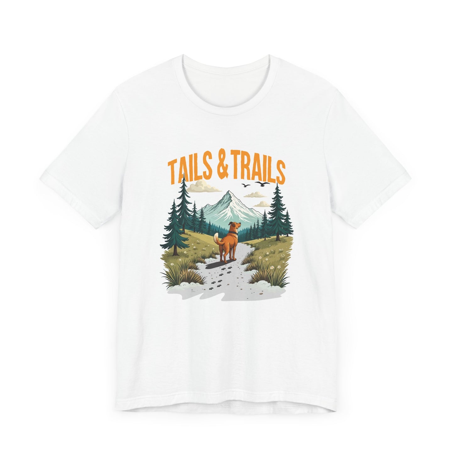 Tails and Trails Shirt Dog Walking Adventure Tee for Pet Parents Who Live for Leashes Parks Muddy Paws and the Great Outdoor Journey