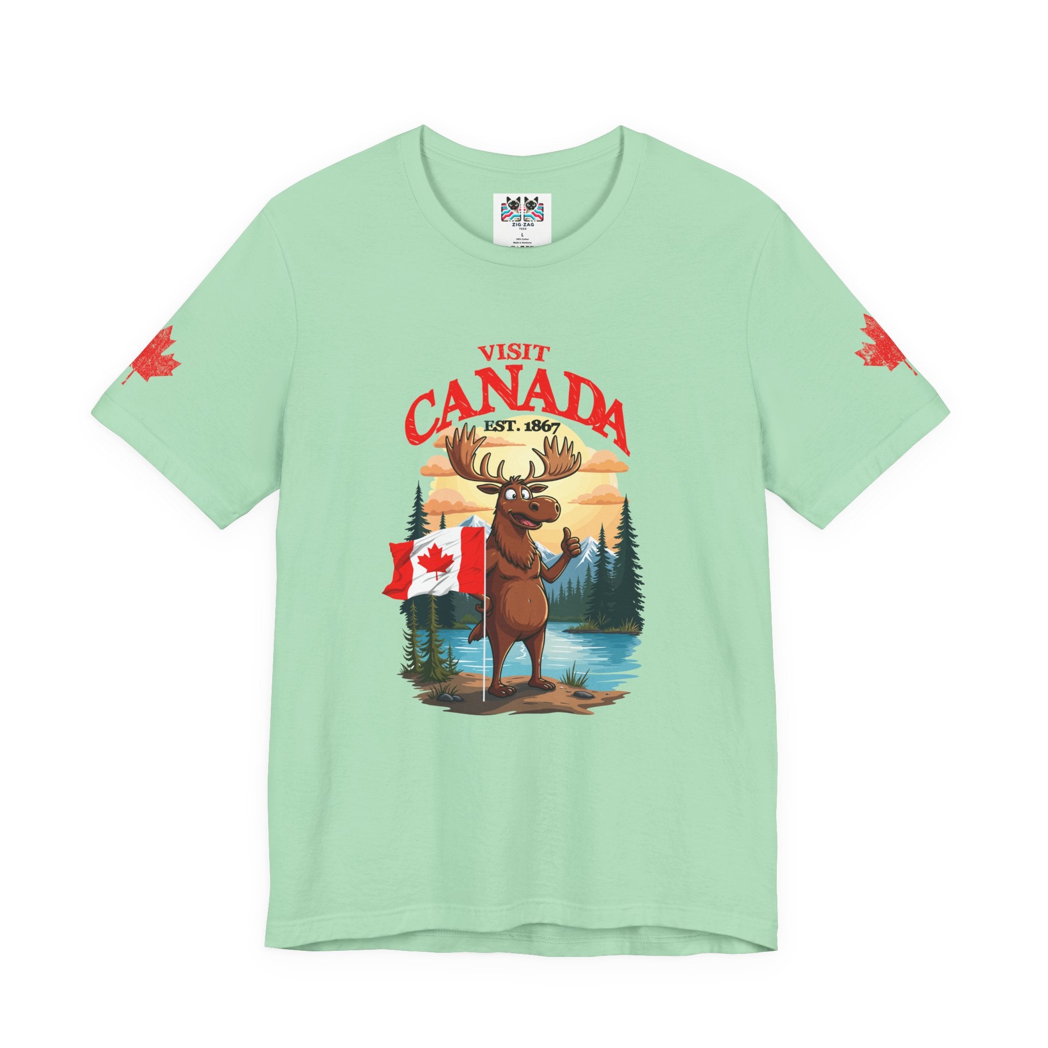 Visit Canada Moose Welcome T-Shirt