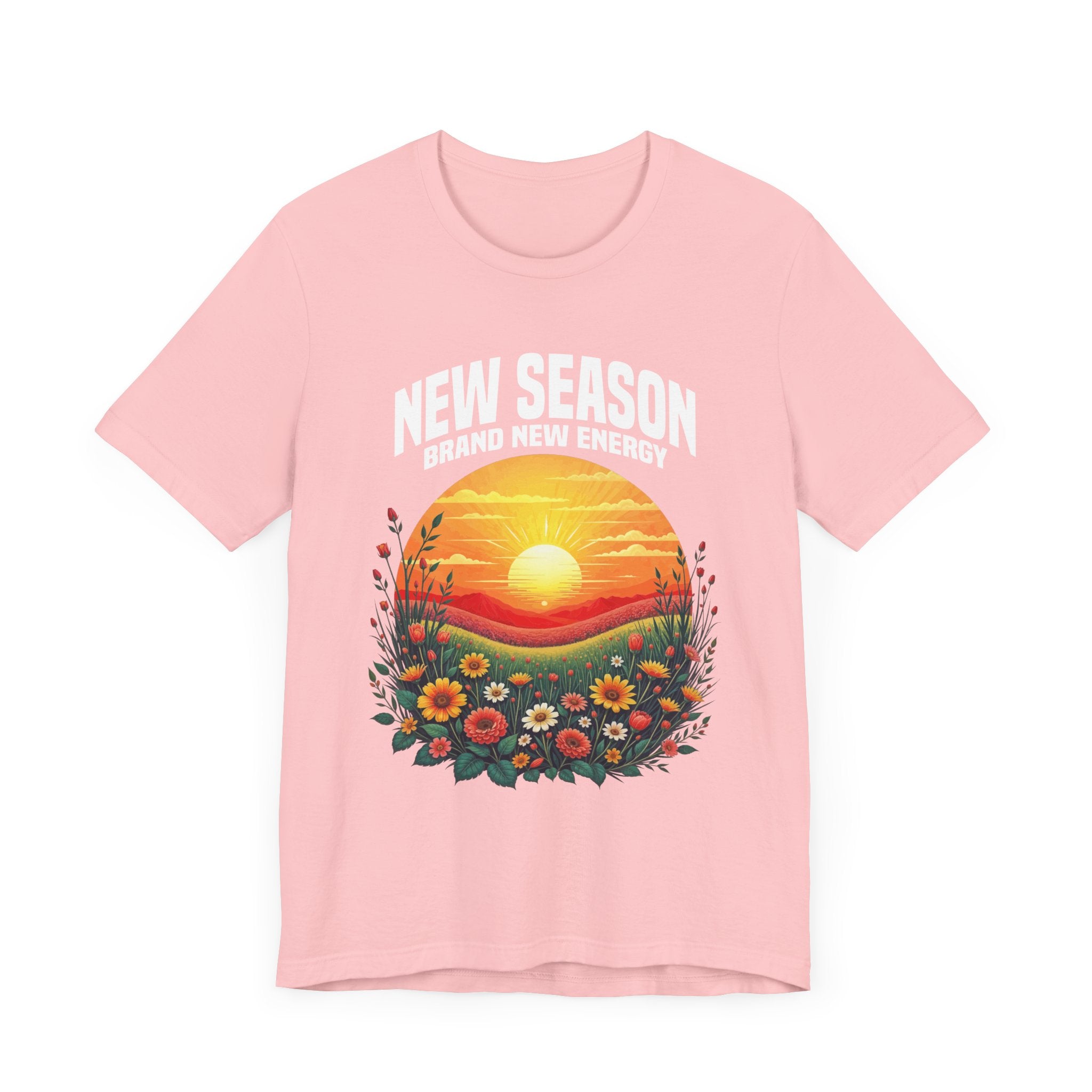 New Season New Energy Tee, Fresh Start Shirt, Spring Reset Top, Personal Growth Tee, Motivational Mood Tee