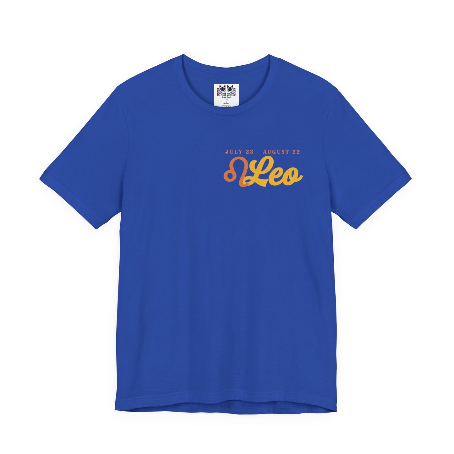 Leo Zodiac T-Shirt – Heart of the Lion, Spirit of the Sun Astrological wheel