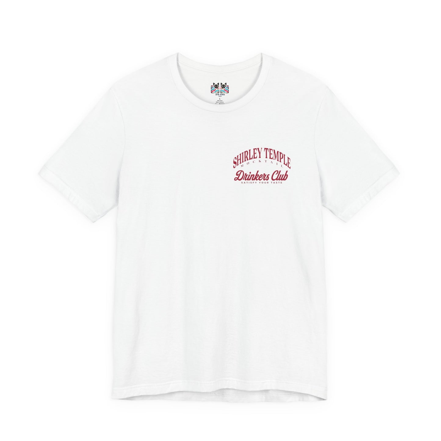 Shirley Temple Mocktail Drinkers Club Tshirt – Satisfy Your Taste